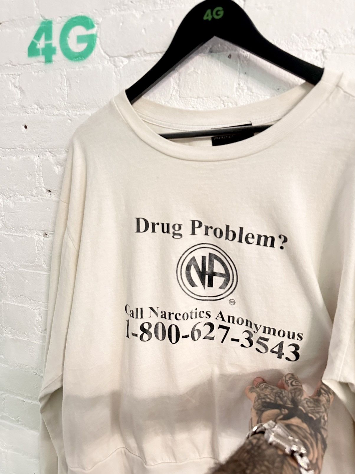Enfants Riches Deprimes ERD NA DRUG PROBLEM ? NARCOTICS ANONYMOUS 4G Size US XL / EU 56 / 4 - 1 Thumbnail