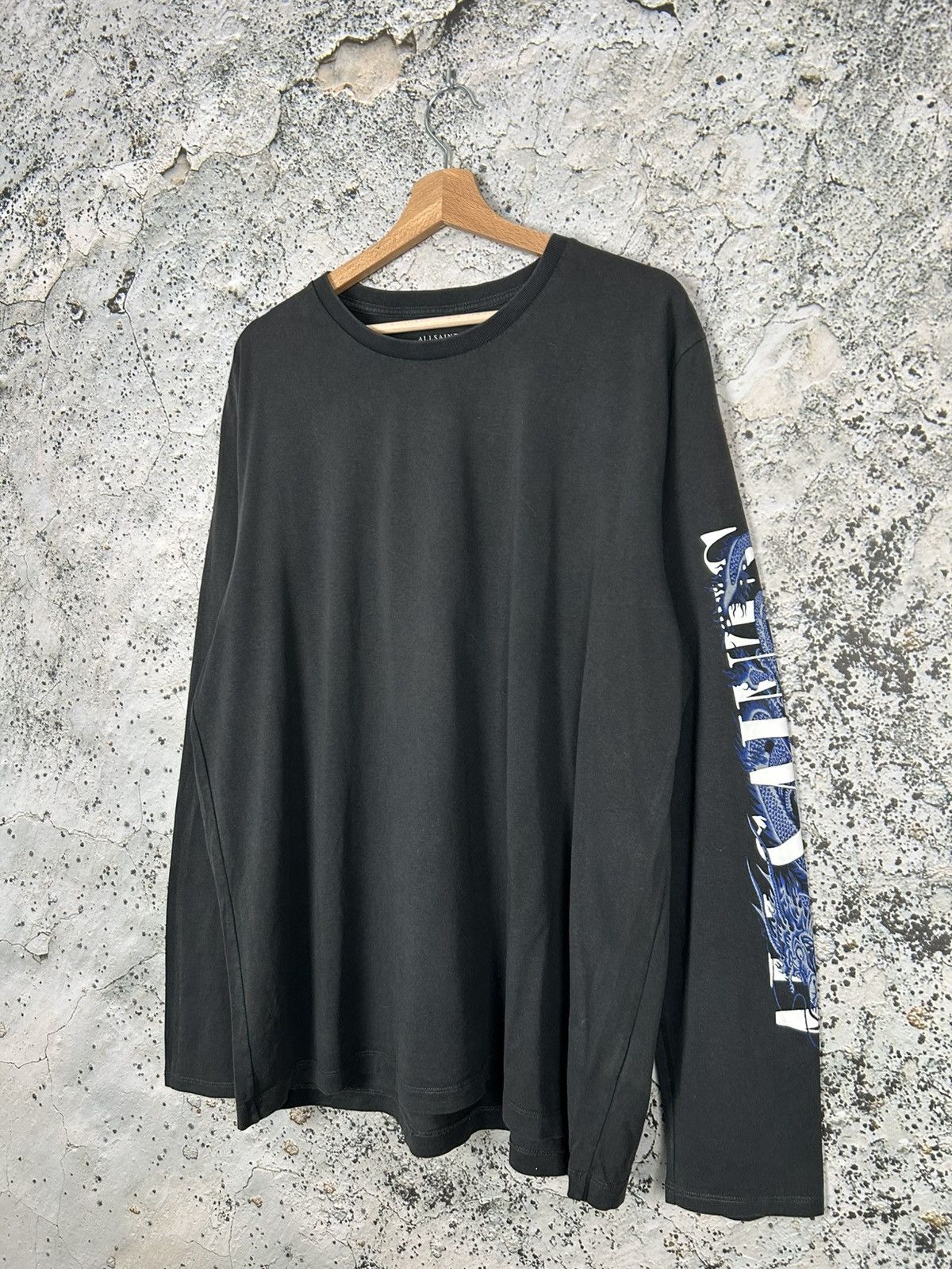 Allsaints Vintage Allsaints Dragon Longsleeve Streetwear Hype Designer Size US XL / EU 56 / 4 - 2 Thumbnail