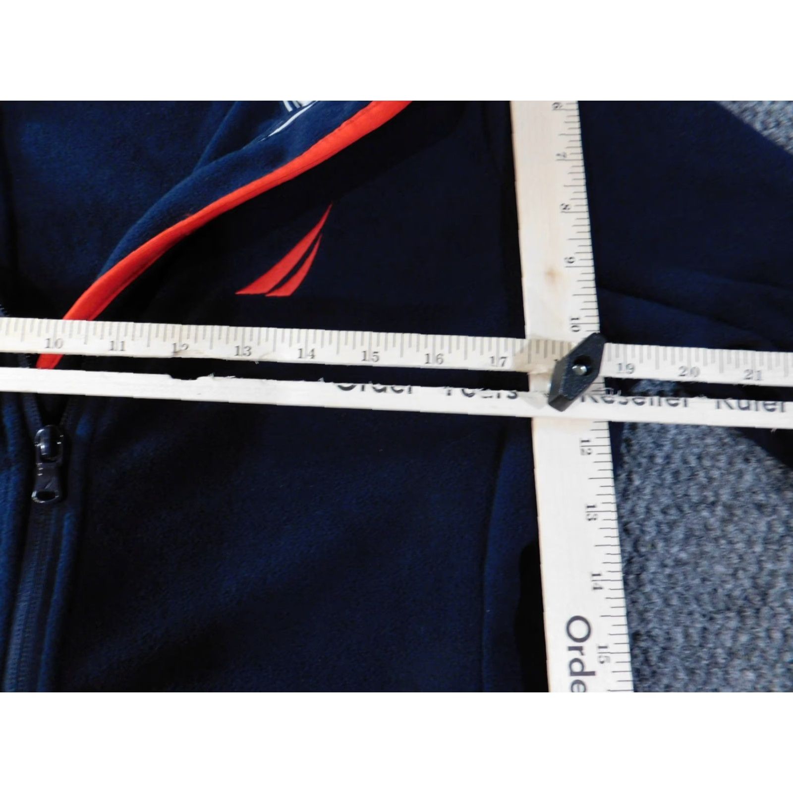 Nautica Nautica Womens Sweater Medium Blue zip retro classic quilted Size M / US 6-8 / IT 42-44 - 6 Thumbnail