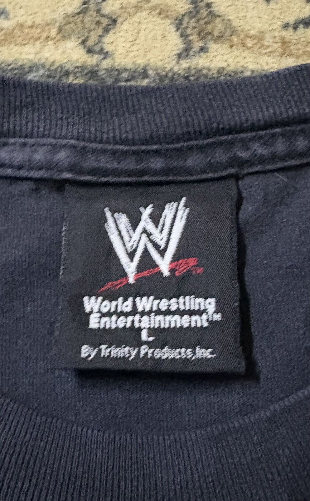WWE 🔥RARE🔥🔥Vintage Y2k WWE The Rock Distressed Sleeveles Tee Size US L / EU 52-54 / 3 - 10 Thumbnail