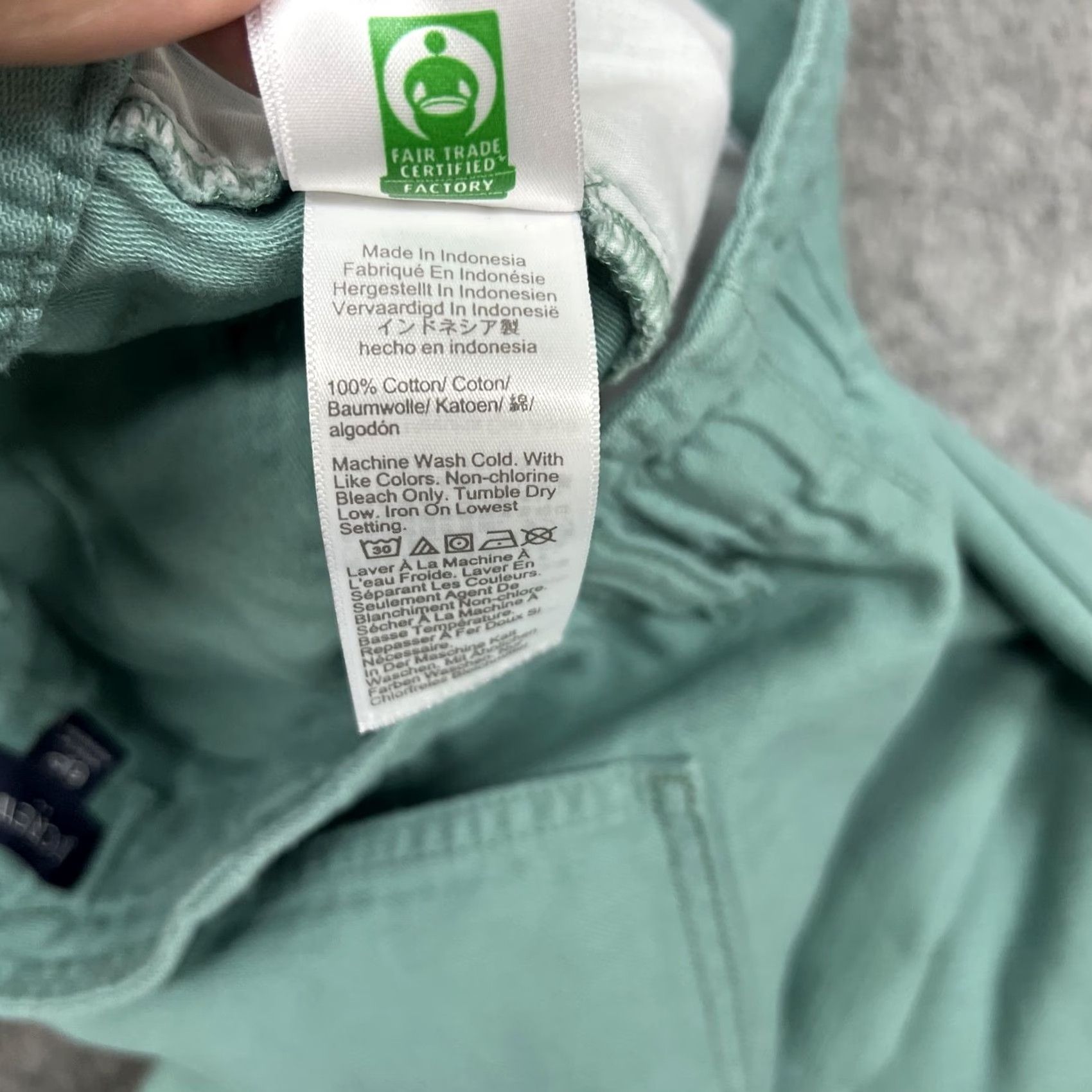 J.Crew J.CREW Pants Womens 6P Green Chino Straight Leg Elastic Waist Twill Casual Prep Size 28" / US 6 / IT 42 - 7 Thumbnail