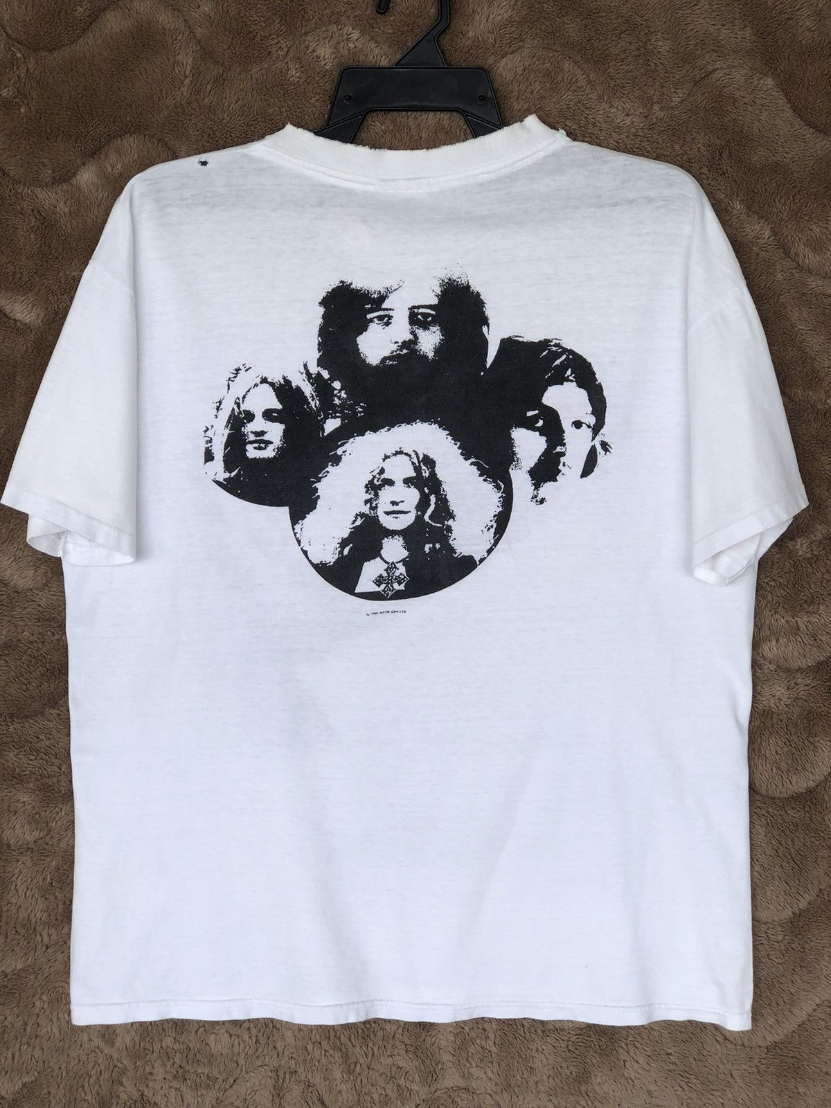Led Zeppelin Vintage 90s LED ZEPPELIN 🔥 Distressed Tee Size US L / EU 52-54 / 3 - 2 Thumbnail