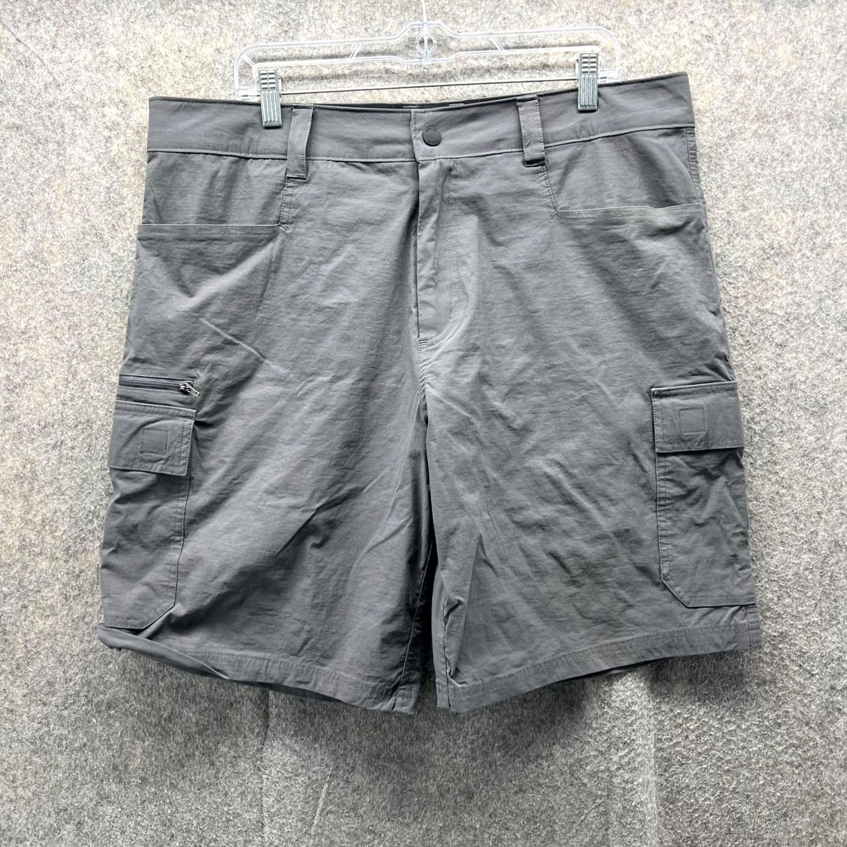 Orvis Orvis Shorts Men 36 Gray Cargo Flat Front Casual Cotton Outdoors Golf Mens Regular Color Gray 90s? Size US 36 / EU 52 - 2 Thumbnail
