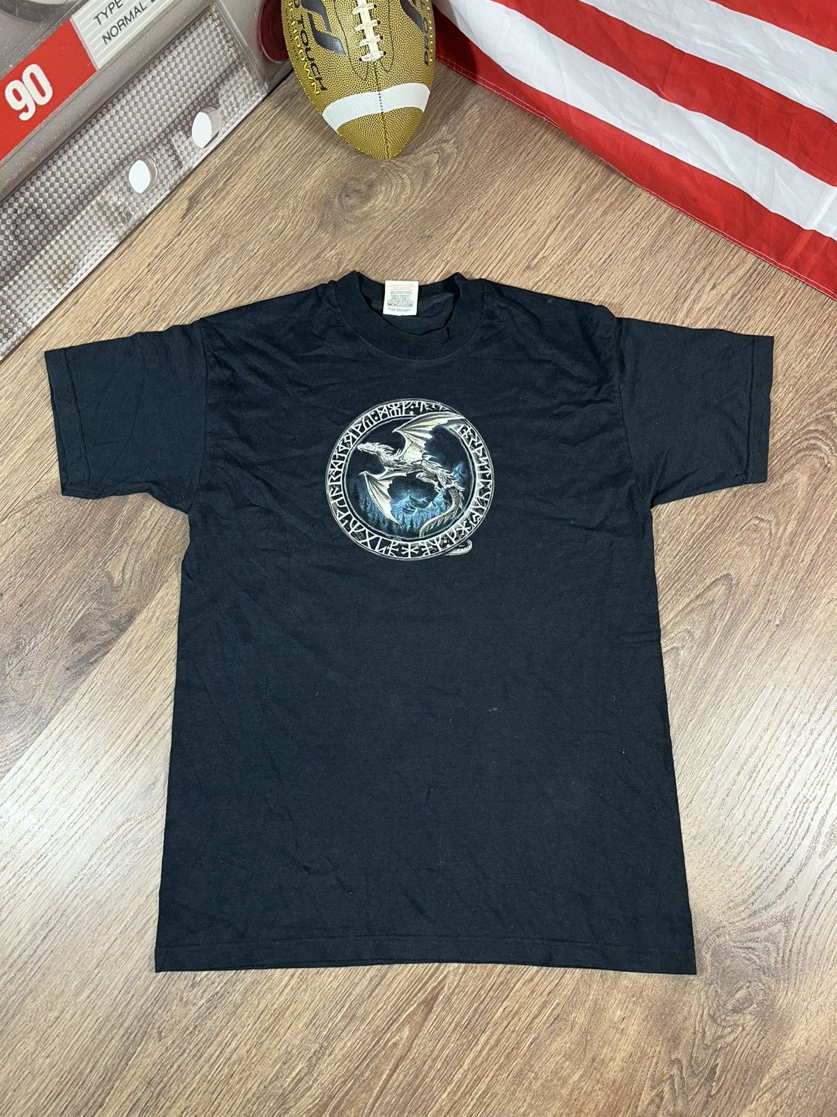 Band Tees Vintage Alchemy Gothic Dragon Graphic Print T Shirt Size US M / EU 48-50 / 2 - 2 Thumbnail