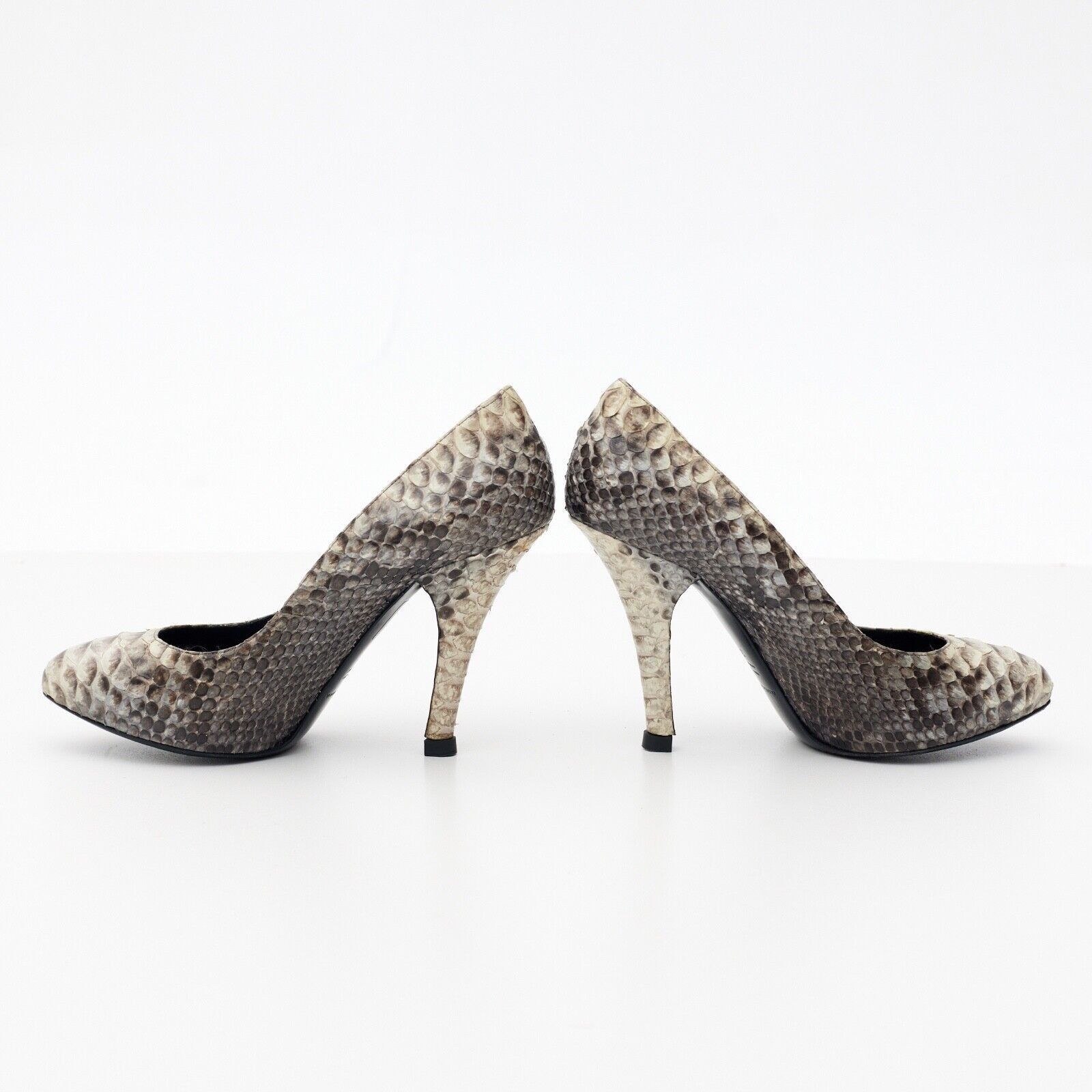 Dolce & Gabbana Dolce&Gabbana Python Leather Heels Size US 9 / IT 39 - 2 Thumbnail