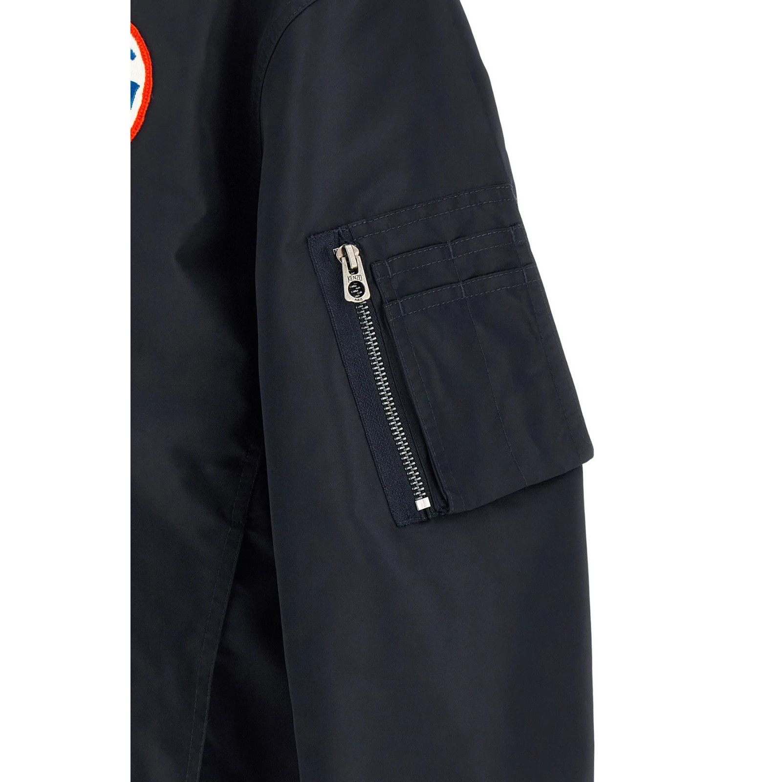 Kenzo Kenzo Badges Collarless Black Nylon Bomber Jacket New & Auth Size US S / EU 44-46 / 1 - 5 Thumbnail