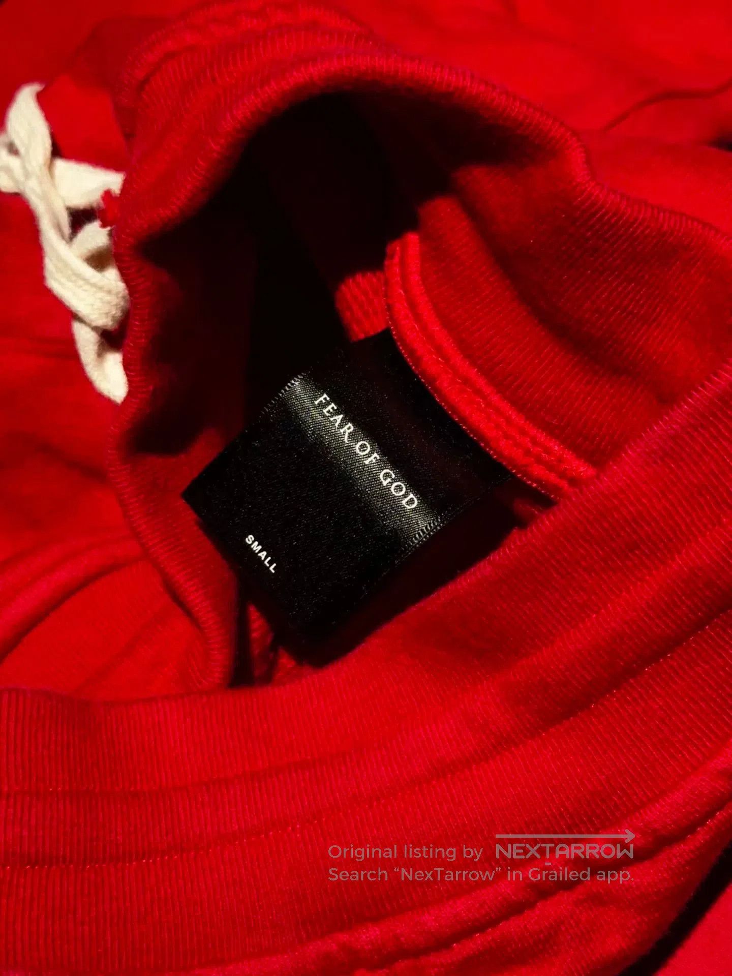 Fear of God Fear Of God 5th Red Heavy Terry Sweatpants. Size US 37 - 4 Thumbnail
