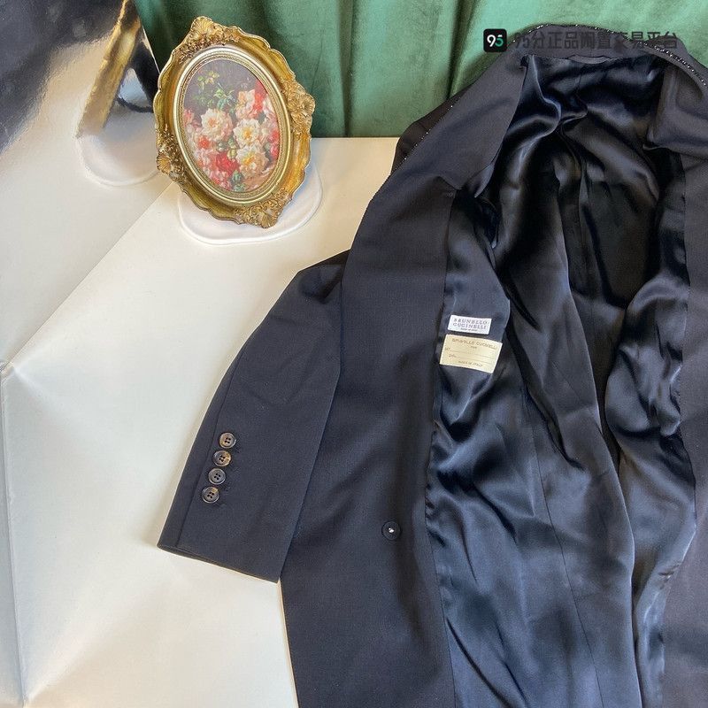 Brunello Cucinelli Brunello Cucinelli Men's Blue Suit Blazer. Size US XS / EU 42 / 0 - 1 Thumbnail