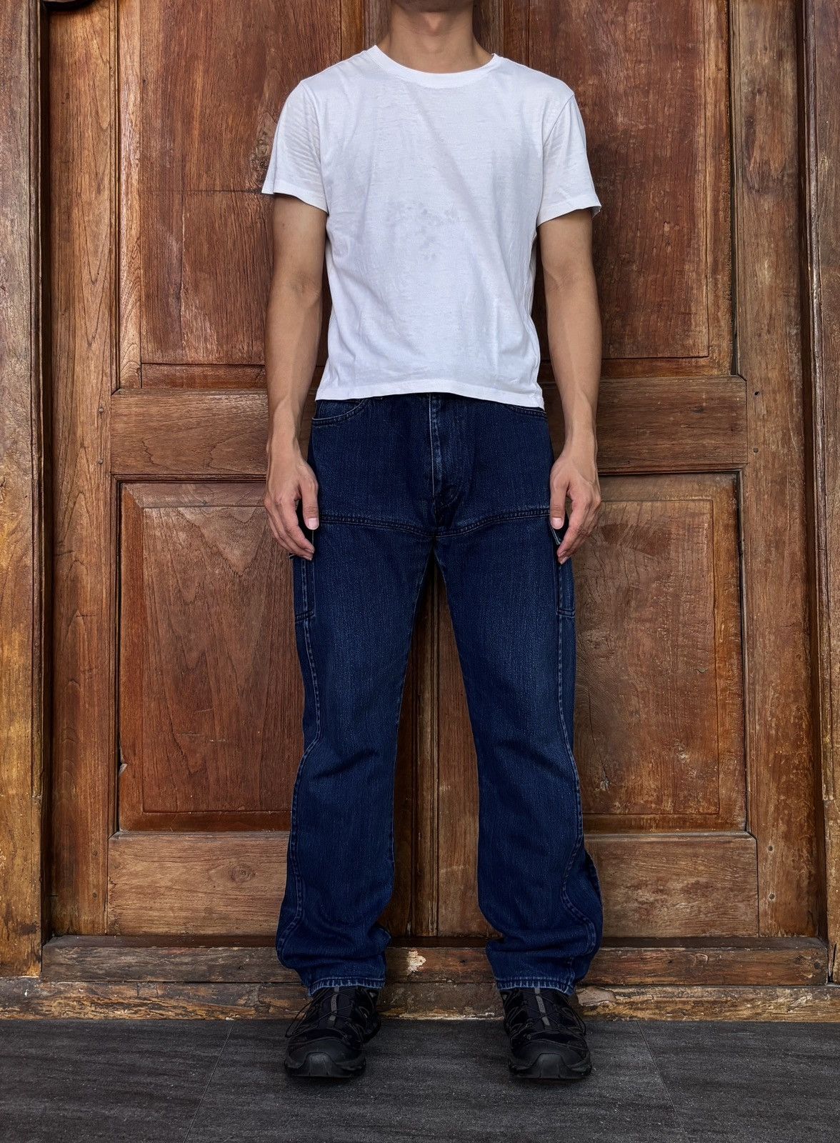 Final Home × Issey Miyake Cargo Denim Jeans Size US 31 - 1 Thumbnail
