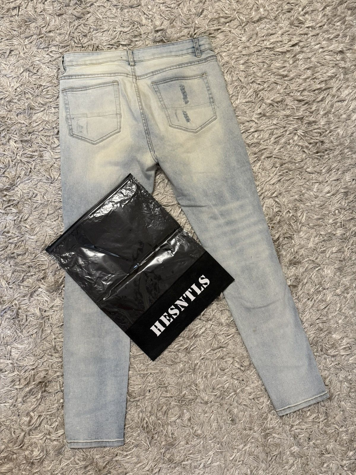 Other light blue/teal ripped jeans Size US 32 / EU 48 - 4 Thumbnail