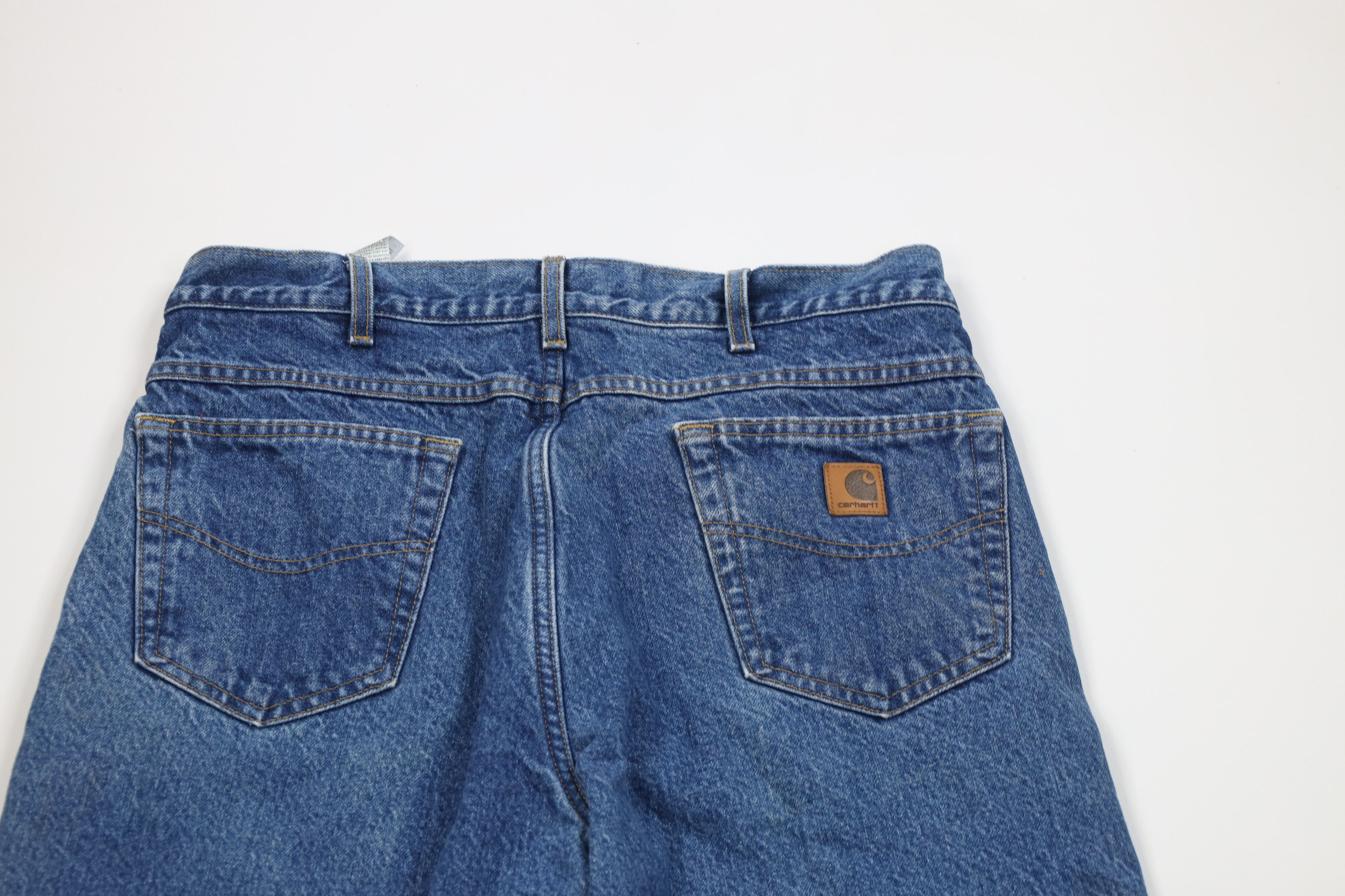 Carhartt Vintage Carhartt Heavy Fleece Lined Straight Leg Jeans USA Size US 34 / EU 50 - 12 Thumbnail