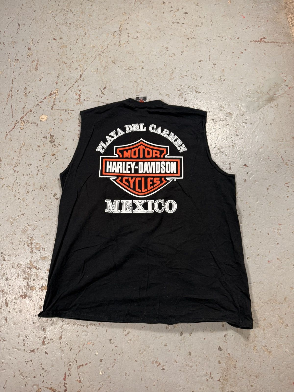 Vintage Vintage Harley Davidson Flaming Eagle Cutoff Size US XXL / EU 58 / 5 - 4 Thumbnail