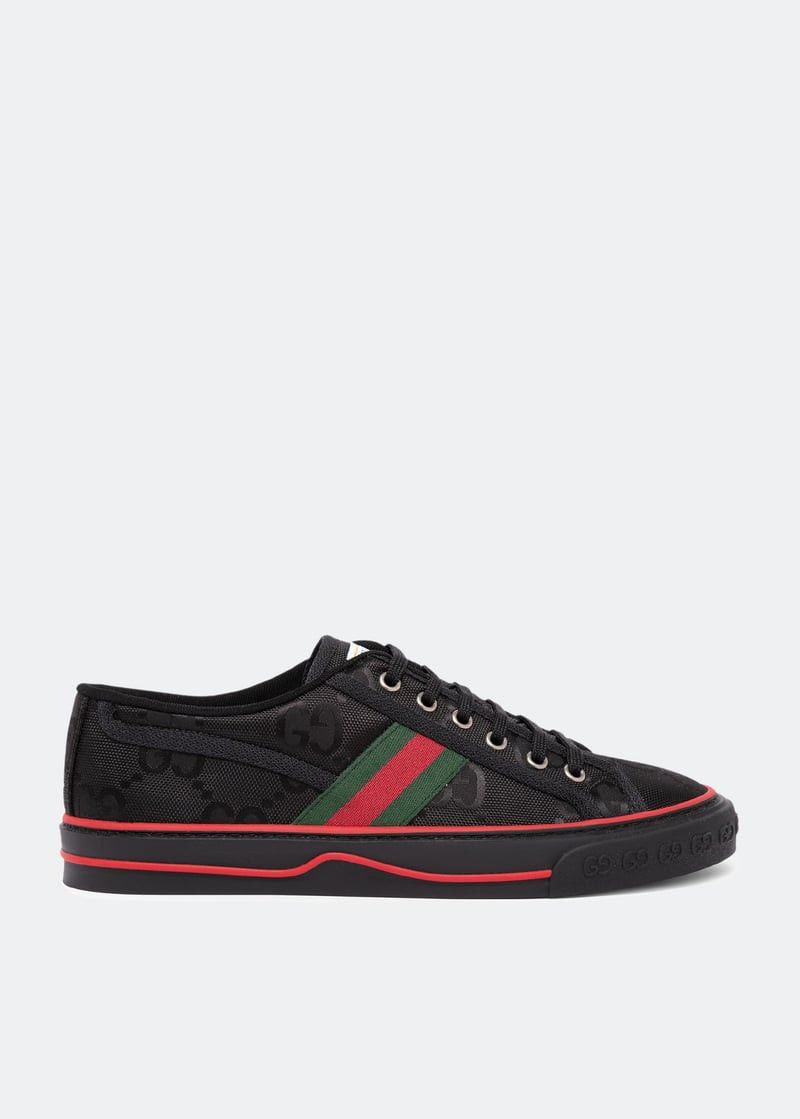 Gucci o1s1wg110525 Men's Gucci Off The Grid Sneakers in Black Size US 14 / EU 47 - 1 Thumbnail