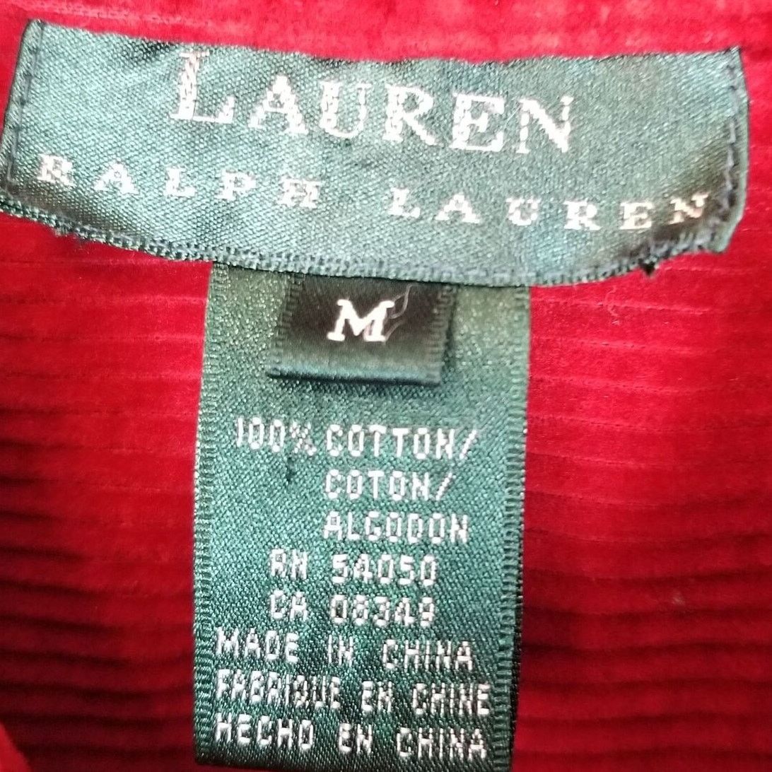 Lauren Ralph Lauren Lauren Ralph Lauren Womens Full Zip Corduroy Shacket Classic Size M / US 6-8 / IT 42-44 - 7 Thumbnail