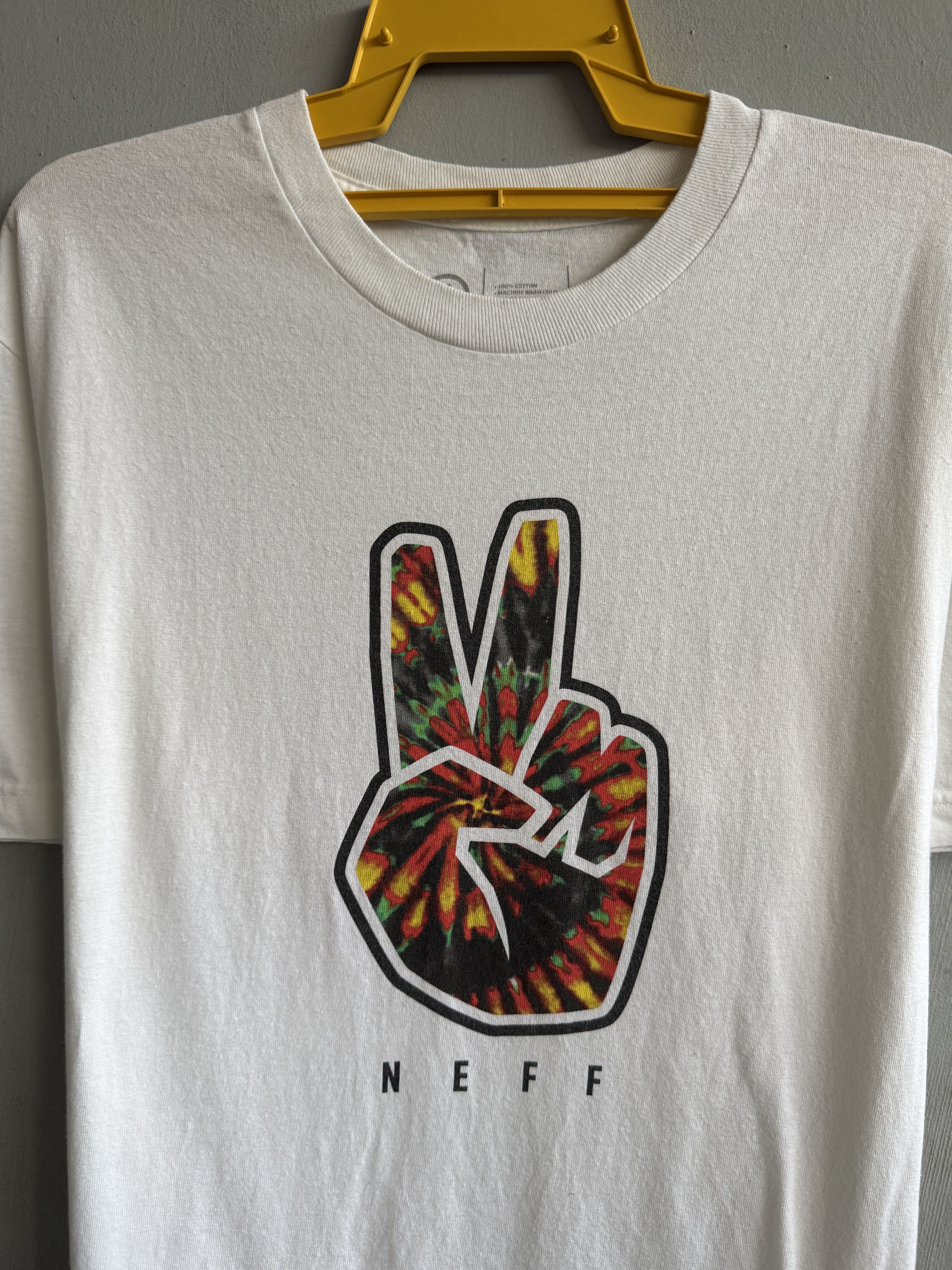 NEFF Neff Smiley Face Peace Finger Shirt Size US L / EU 52-54 / 3 - 2 Thumbnail