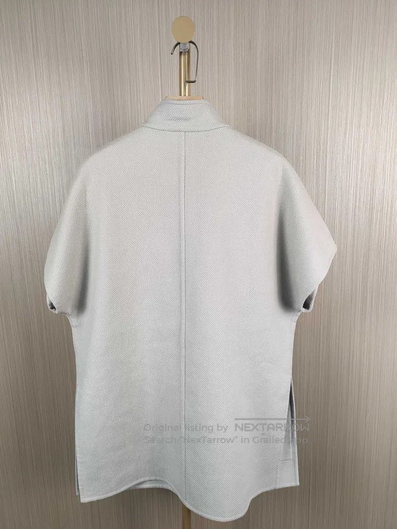 Hermes Hermes Beige and Gray Cashmere Vest Size S / US 4 / IT 40 - 2 Thumbnail