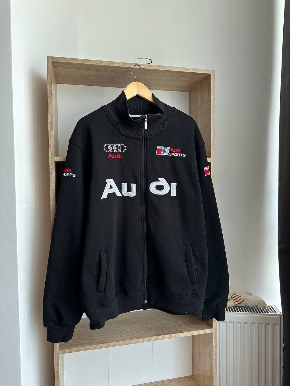 Audi × Vintage Vintage Audi Racing Black Full Zip Hoodie Size US M / EU 48-50 / 2 - 5 Thumbnail