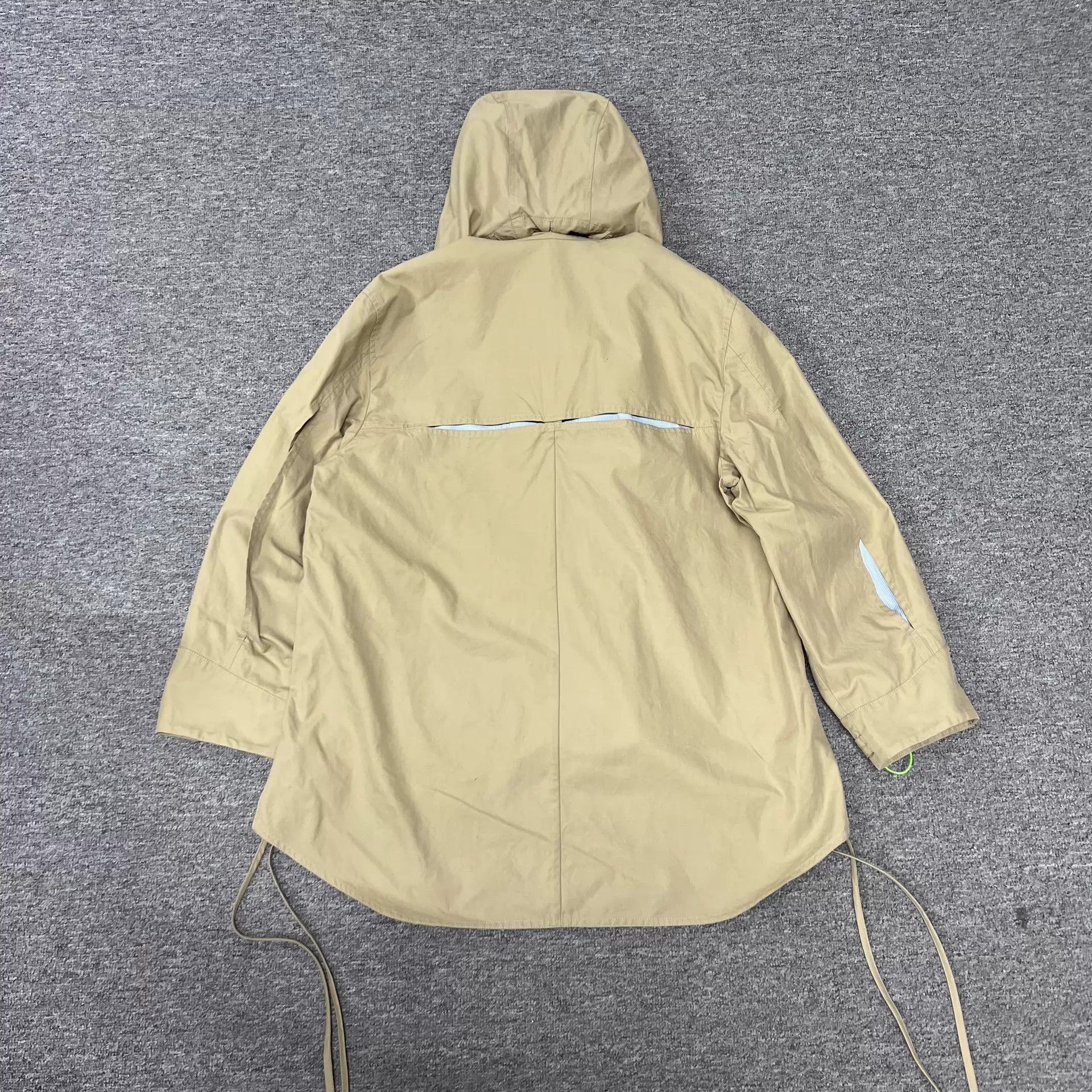 Loewe Loewe leather logo panel oversized layered hooded coat 36 Size XS / US 0-2 / IT 36-38 - 3 Thumbnail