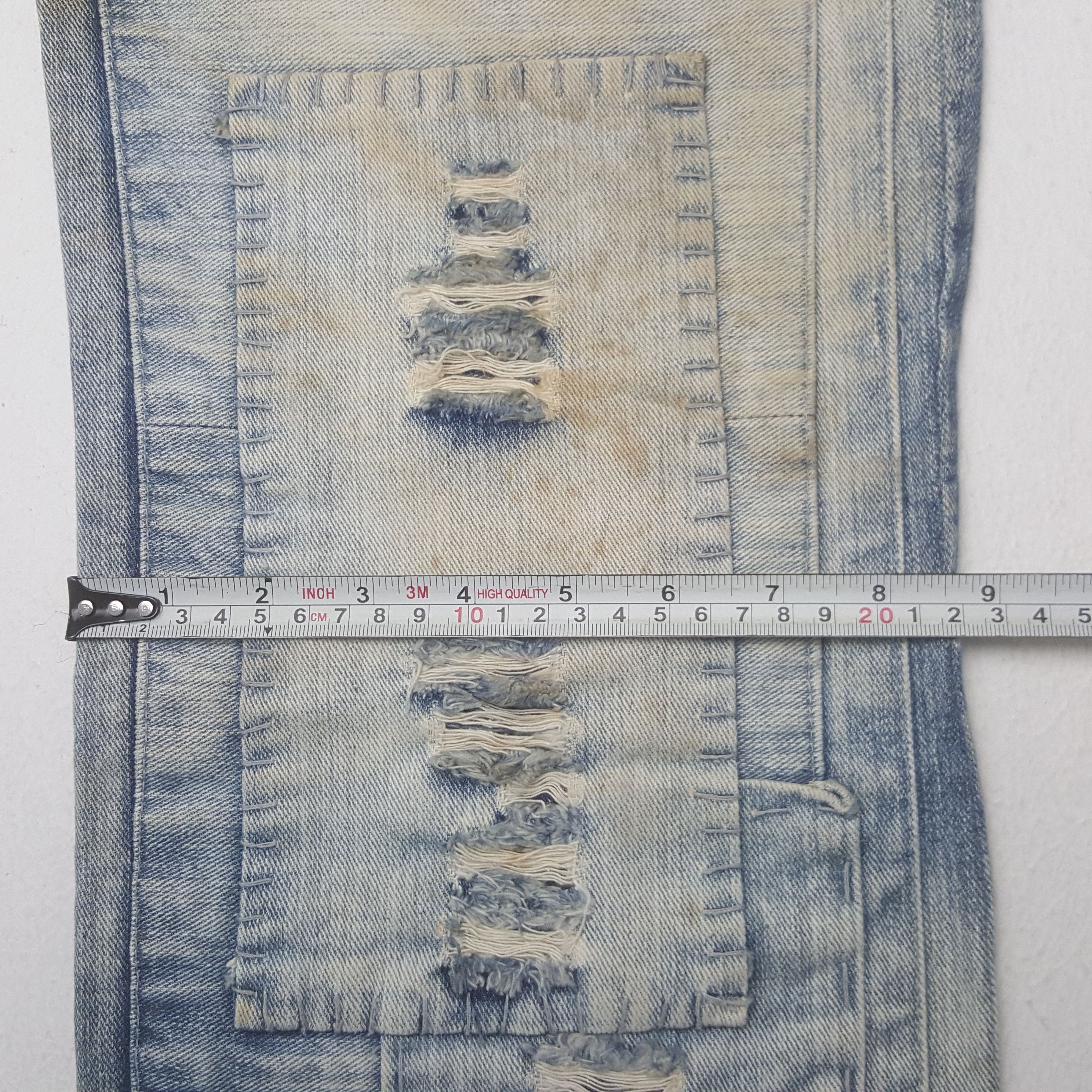 Satisfy Vintage Satisfy Private Brand Distressed Patches Denim Jean Size US 30 / EU 46 - 13 Thumbnail