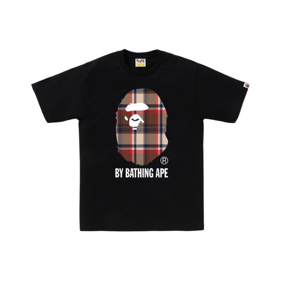 Bape A Bathing Ape Plaid Ape Head T-Shirt Size M Size US M / EU 48-50 / 2 - 1 Thumbnail