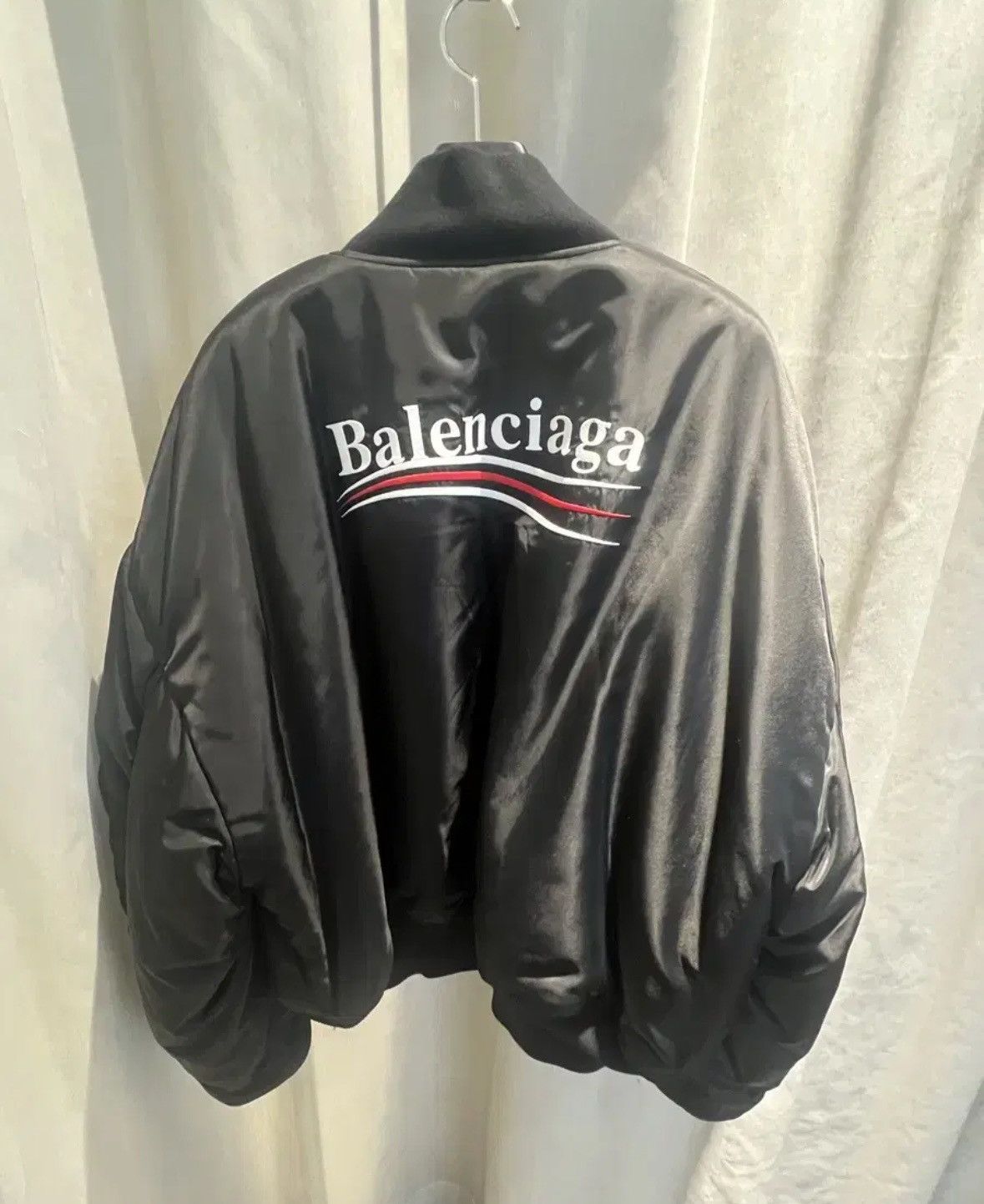 Balenciaga [L]BALENCIAGA BOMBER political Size US L / EU 52-54 / 3 - 6 Thumbnail