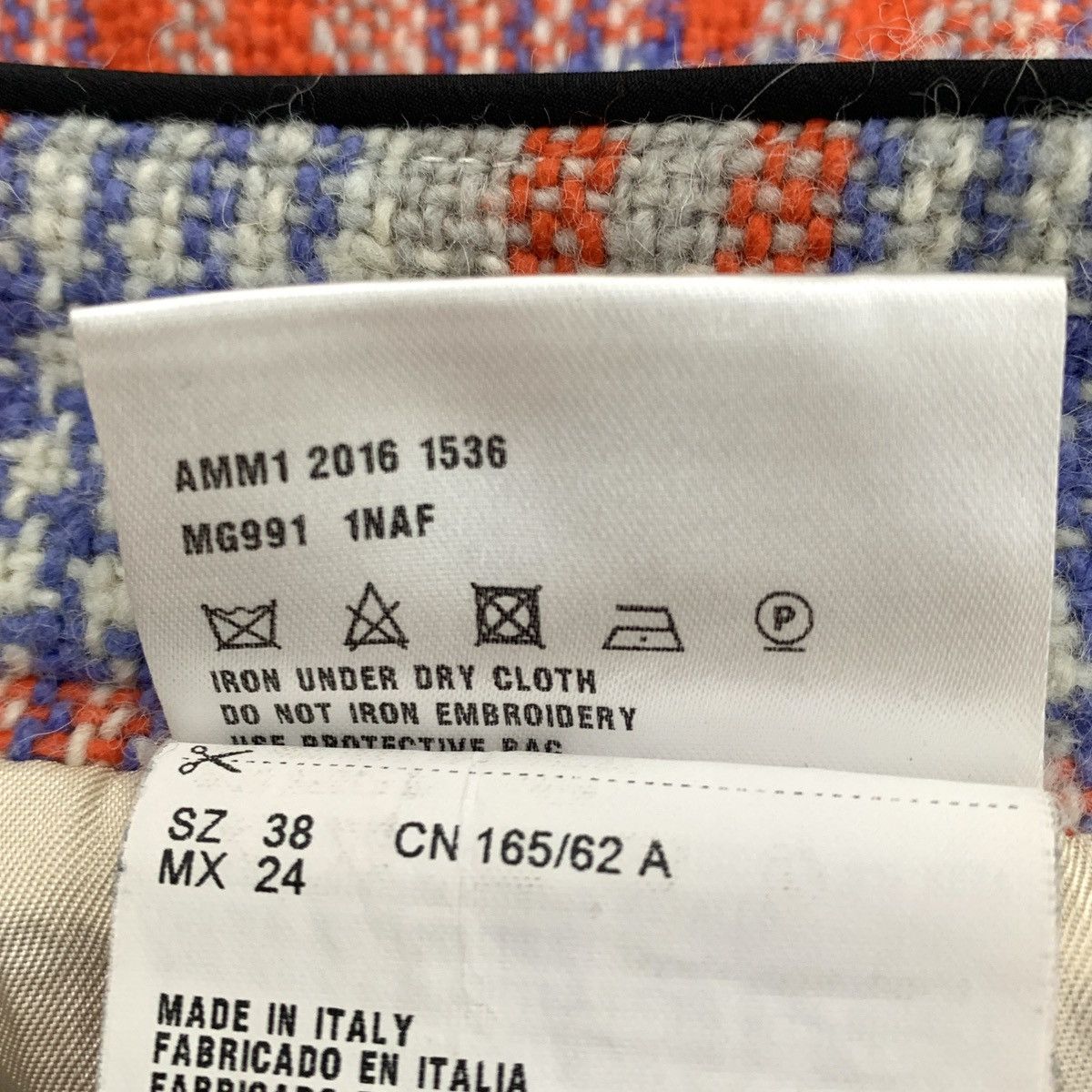 Miu Miu Miu Miu Color-block Beaded Plaid Tweed Casual Skirt K26WX Size 26" / US 2 / IT 38 - 6 Thumbnail