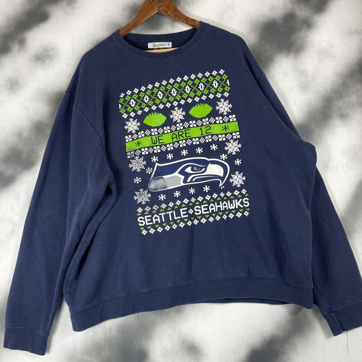 NFL NFL SEATTLE SEAHAWKS MAJESTIC SWEATSHIRT Size US XXL / EU 58 / 5 - 1 Thumbnail