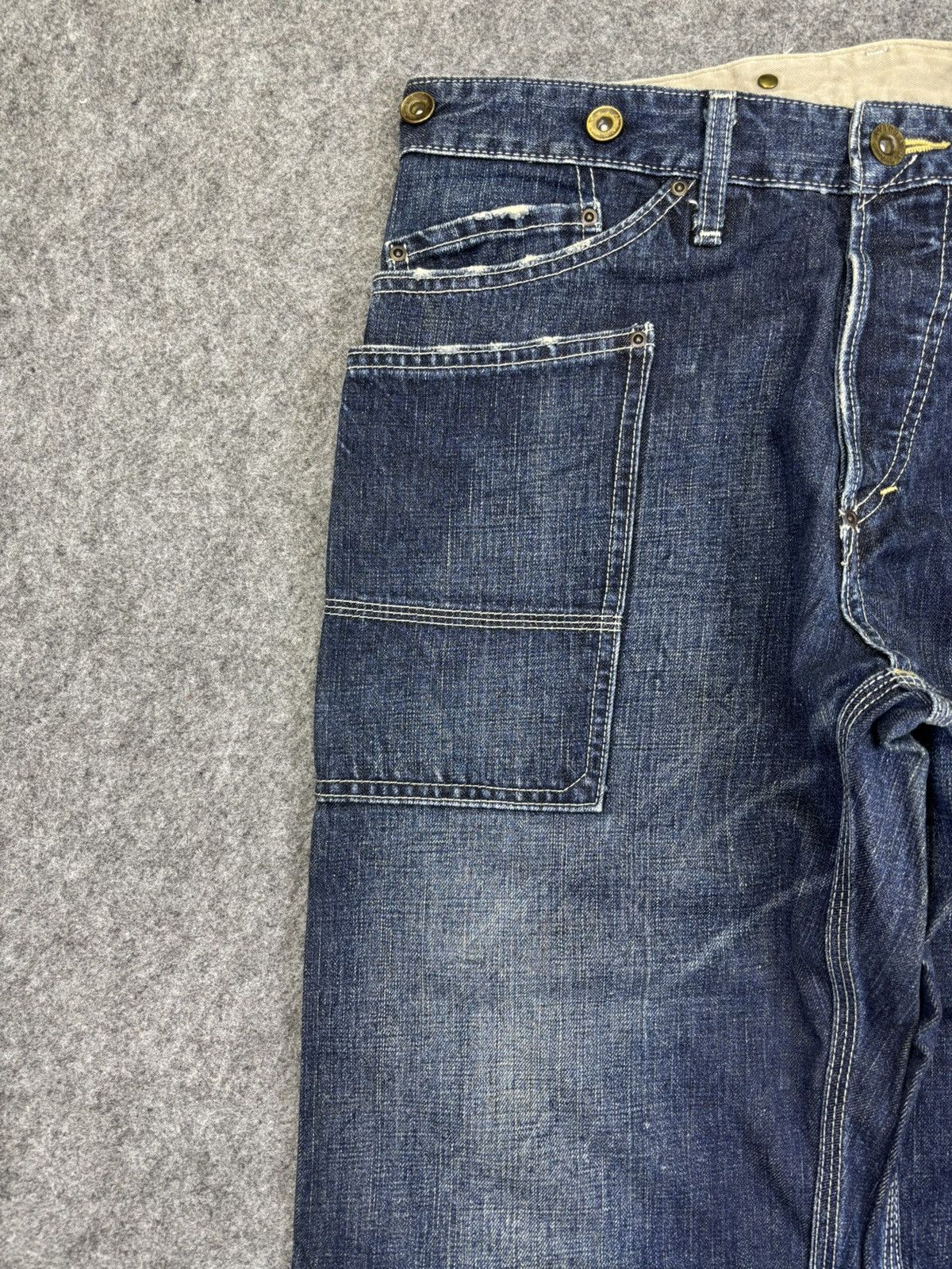 Avirex 💥Baggy💥AVIREX Military Multi Round Pocket Denim F711 Size US 32 / EU 48 - 6 Thumbnail