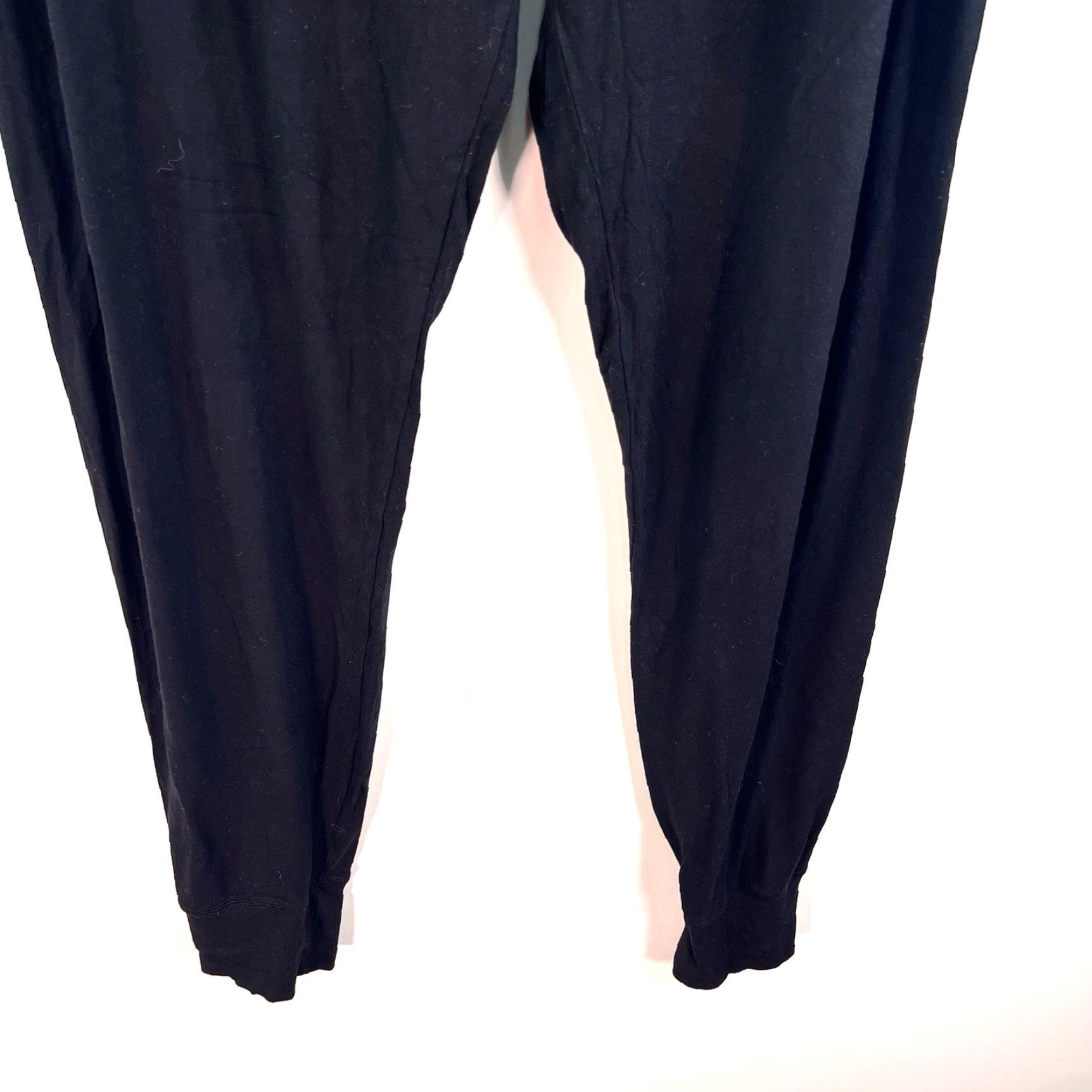 Vera Wang Vera Wang Activewear Ankle Leggings Womens Size L Black Mid Rise Tapered Pants Comfort Travel Workwear Size 36" / US 14 / IT 50 - 3 Thumbnail
