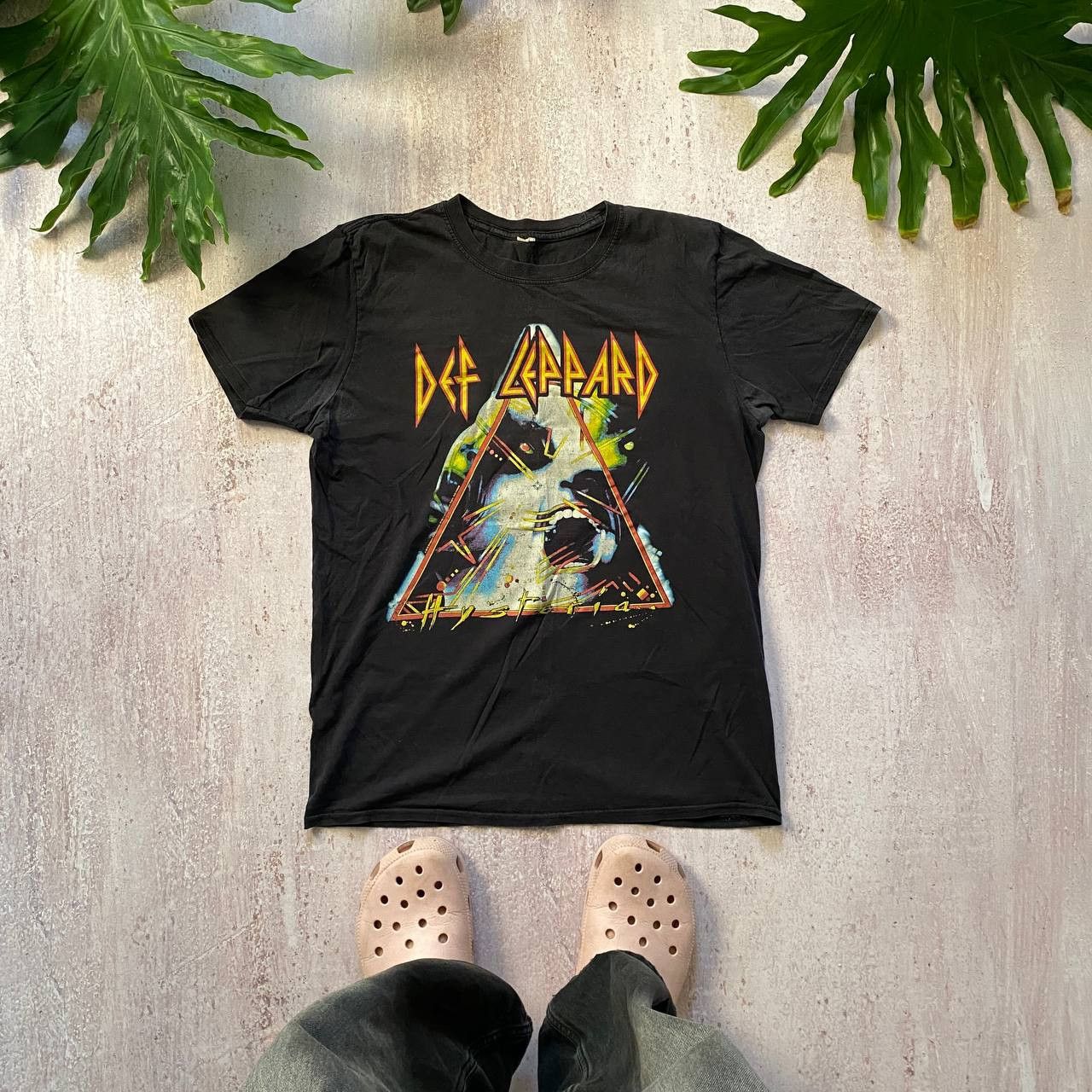 Band Tees VINTAGE Y2K DEF LEPPARD AMAZING FADED RARE T SHIRT 96 Size US M / EU 48-50 / 2 - 1 Thumbnail