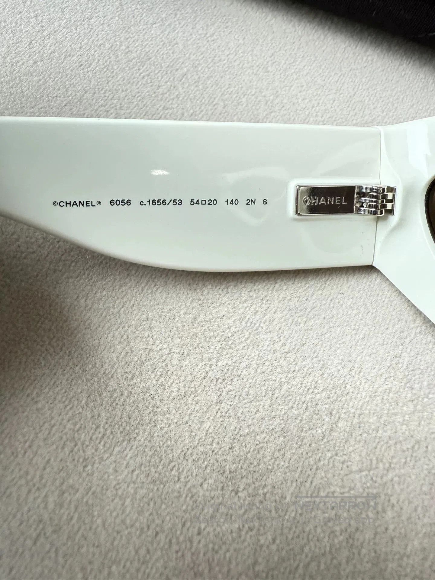 Chanel Chanel Black White Cat Eye Sunglasses. Size ONE SIZE - 3 Thumbnail