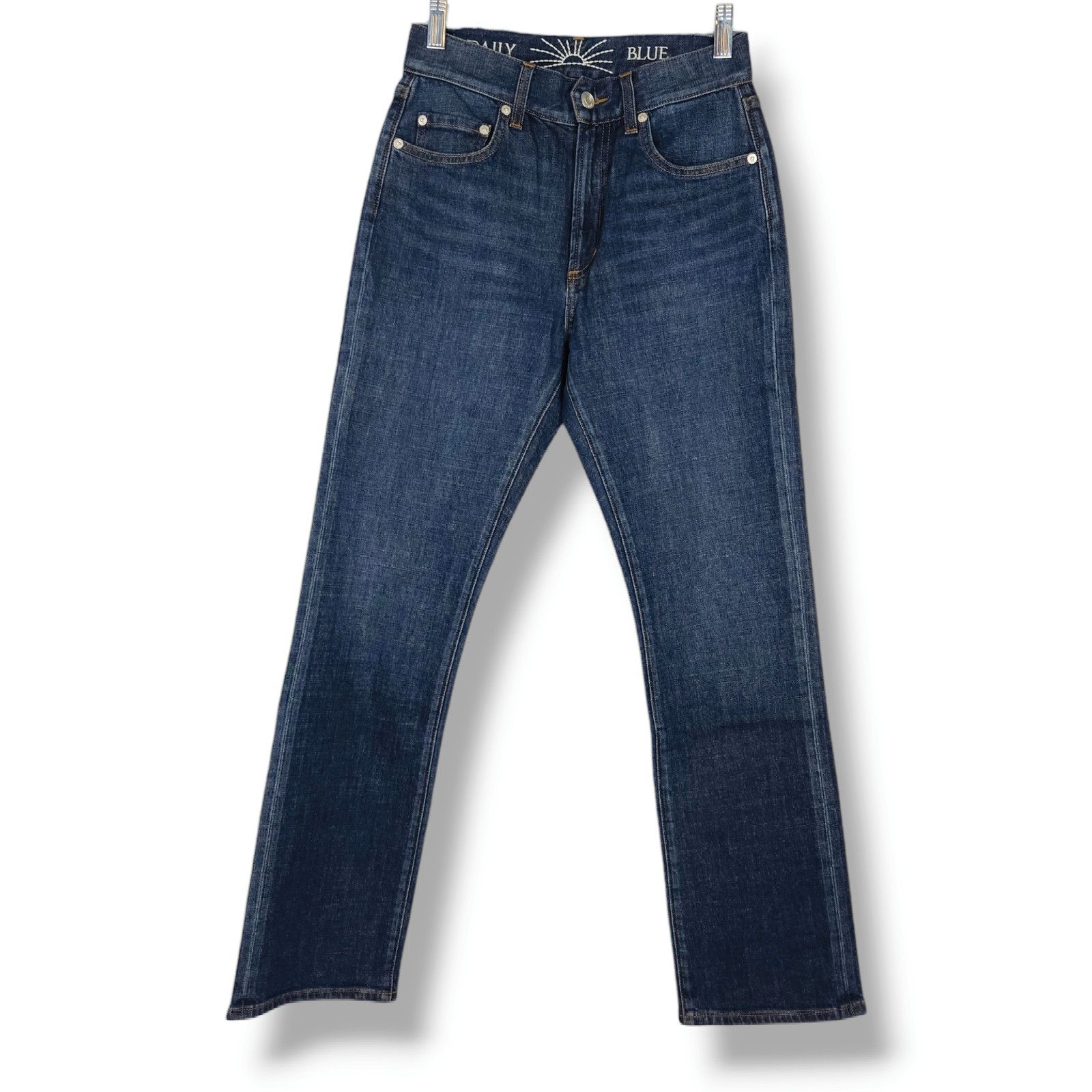 AG Adriano Goldschmied NWT Daily Blue Adriano Goldschmied Straight Jeans Sz. 26 Size 26" / US 2 / IT 38 - 4 Thumbnail