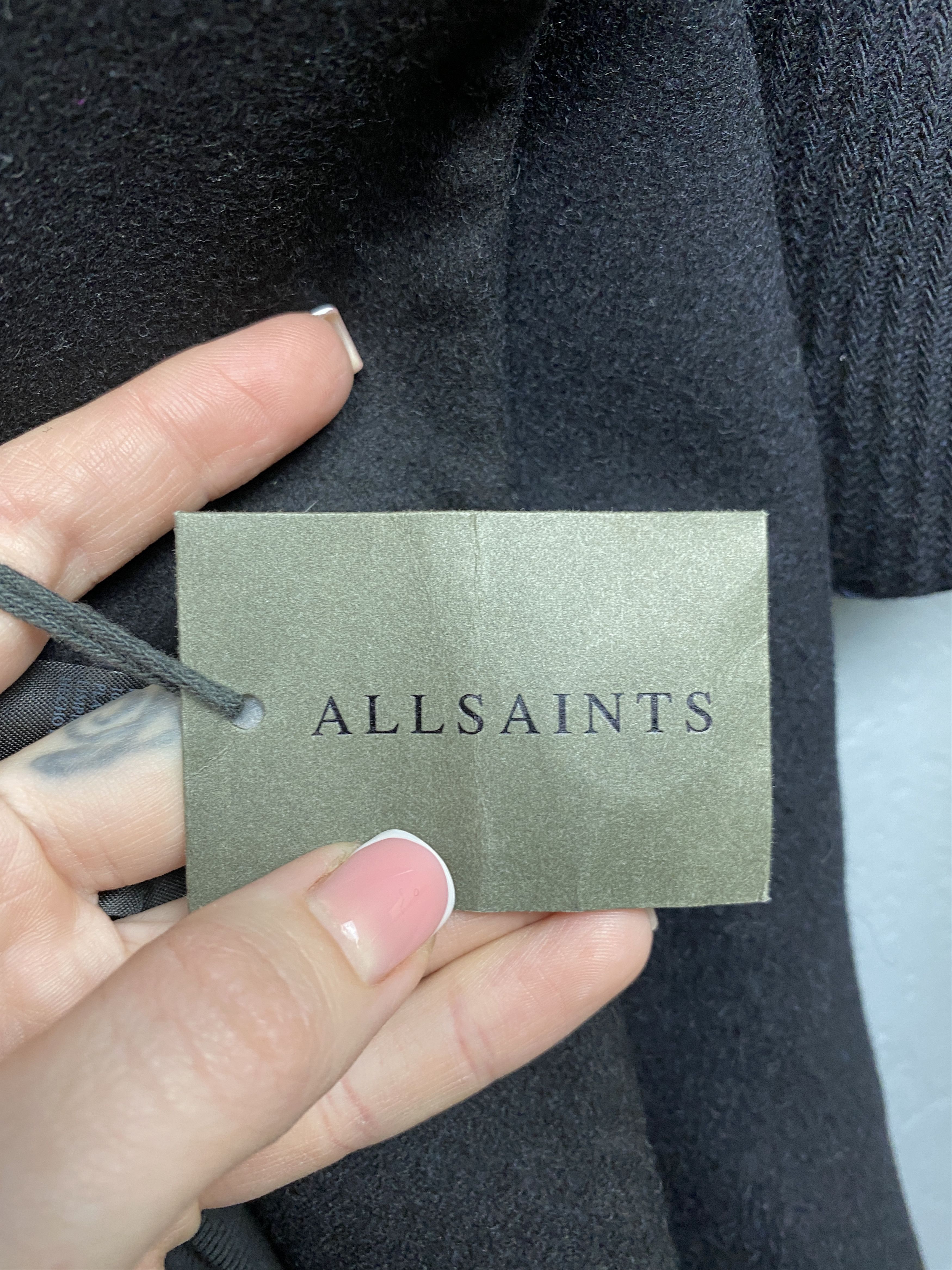 Allsaints NEW! Allsaints Womens Axon Wool Coat Jacket Size XS / US 0-2 / IT 36-38 - 6 Thumbnail