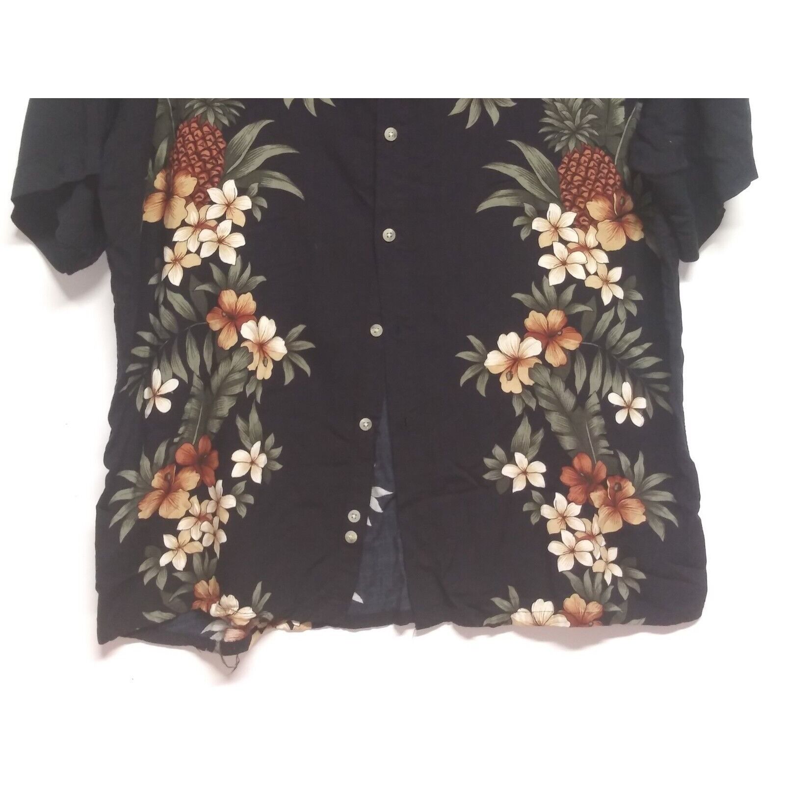 Pierre Cardin VTG Pierre Cardin Hawaiian Camp Shirt Pineapple Floral Print Size US XL / EU 56 / 4 - 5 Thumbnail