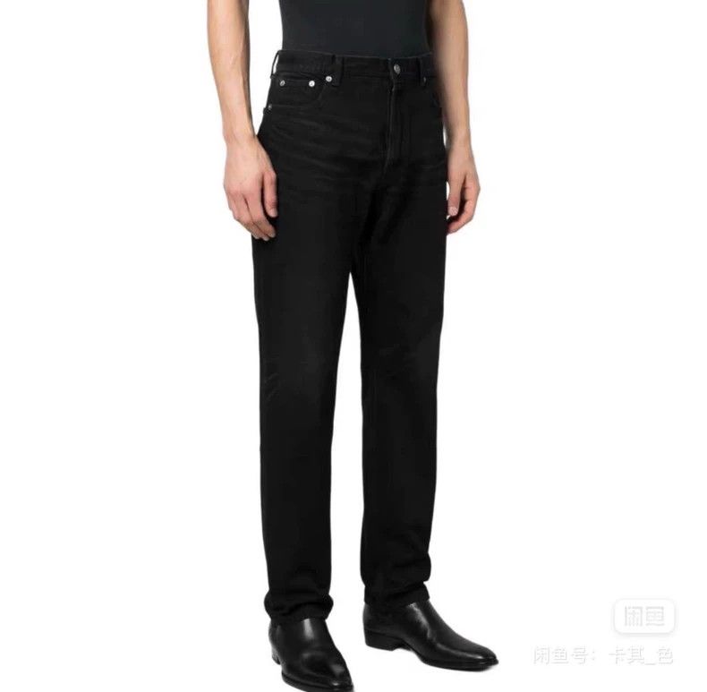 Saint Laurent Paris Saint Laurent Paris Men's Wide Tapered Straight Leg Jeans Size US 31 - 3 Thumbnail