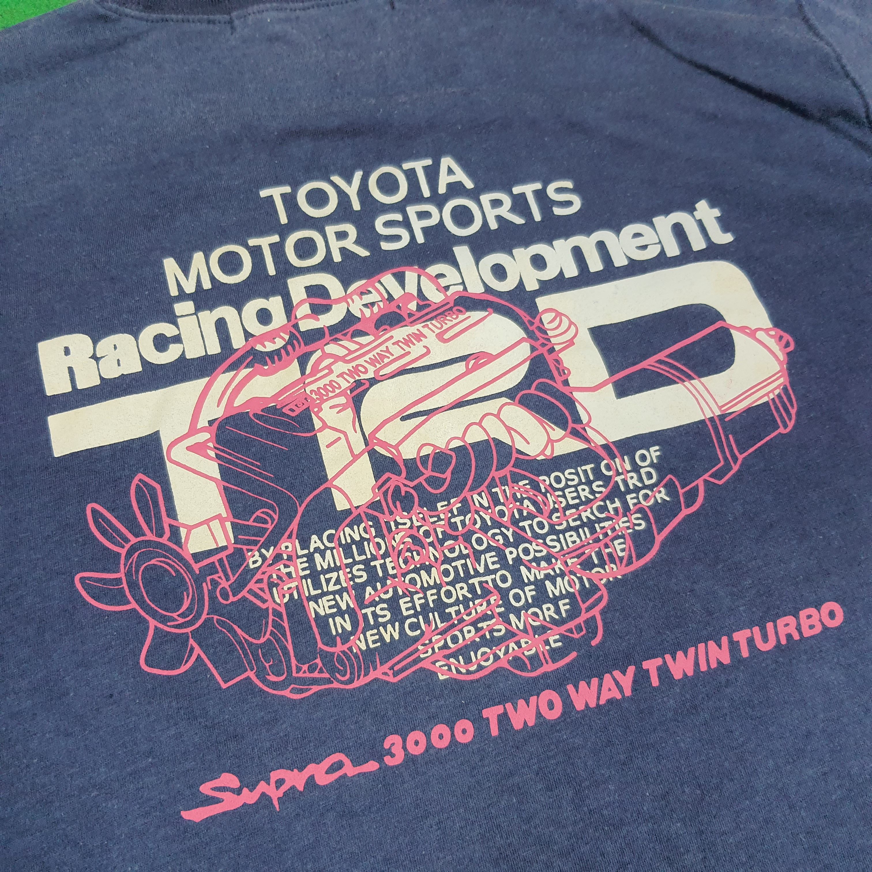 Japanese Brand × Vintage Vintage TRD Toyota Motorsports Racing Team Tshirt Size US M / EU 48-50 / 2 - 2 Thumbnail