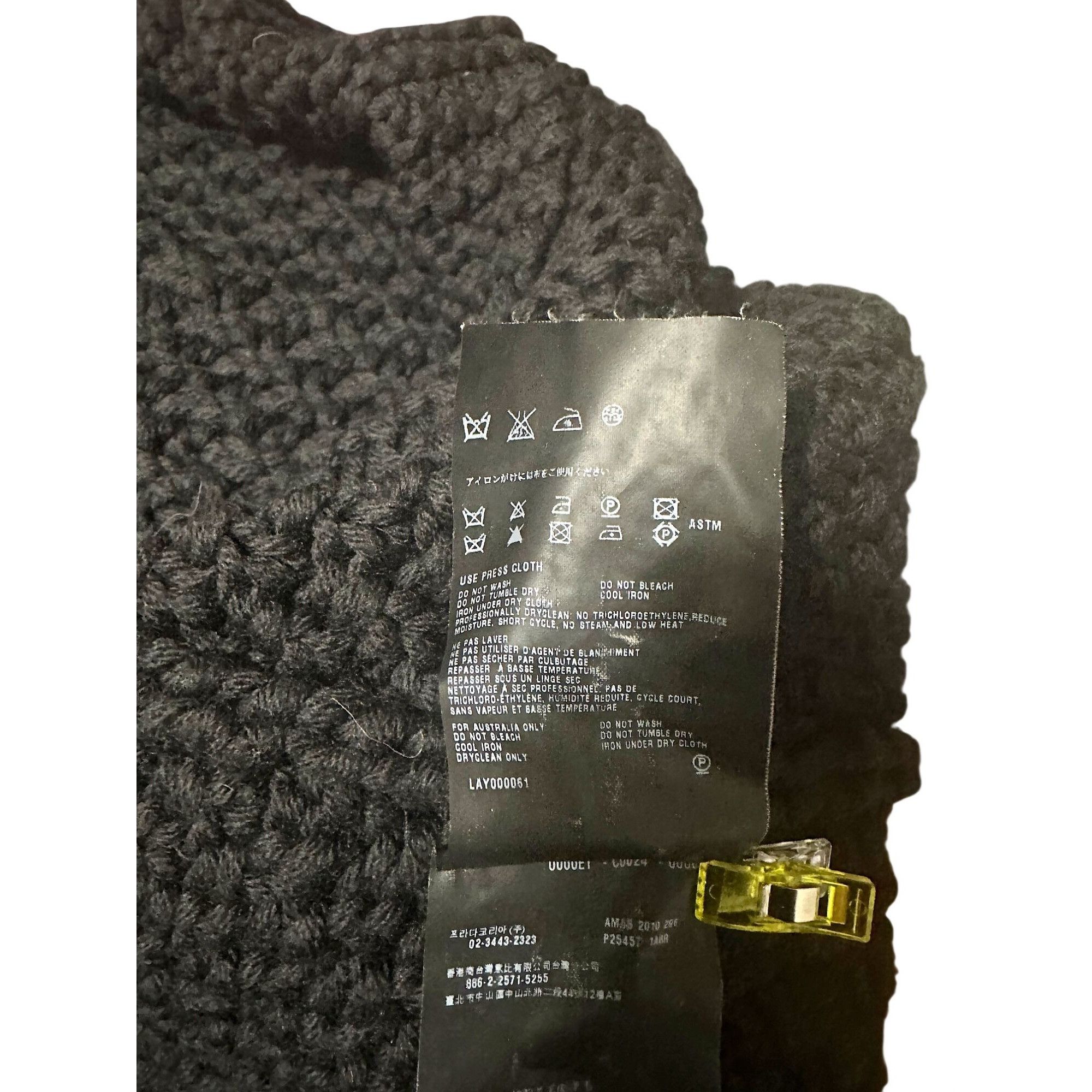 Prada Prada Archive 2010 Virgin Wool Shawl Collar Knit Belted Coat Size L / US 10 / IT 46 - 5 Thumbnail