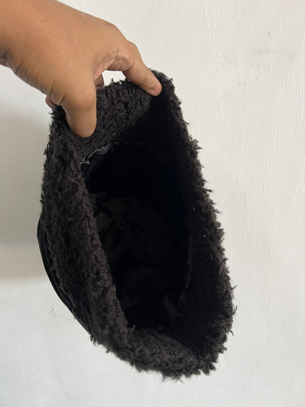 Japanese Brand Mohair Faux Fur Bucket Hat Size ONE SIZE - 6 Thumbnail