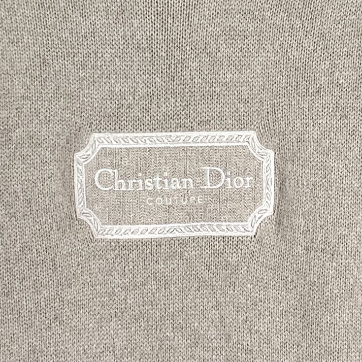 Dior Dior Logo Cashmere Hoodie Oat (M) Size US M / EU 48-50 / 2 - 4 Thumbnail