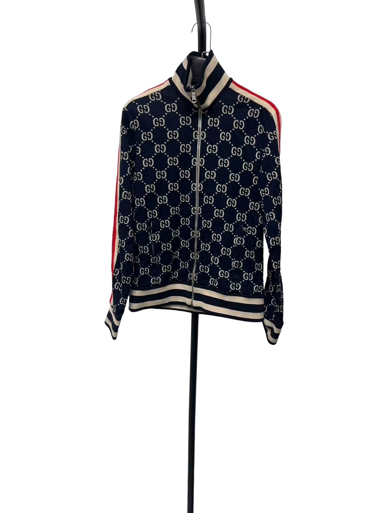 Gucci Gucci GG Jacquard Zip Jacket Blue XS Size US XS / EU 42 / 0 - 1 Thumbnail