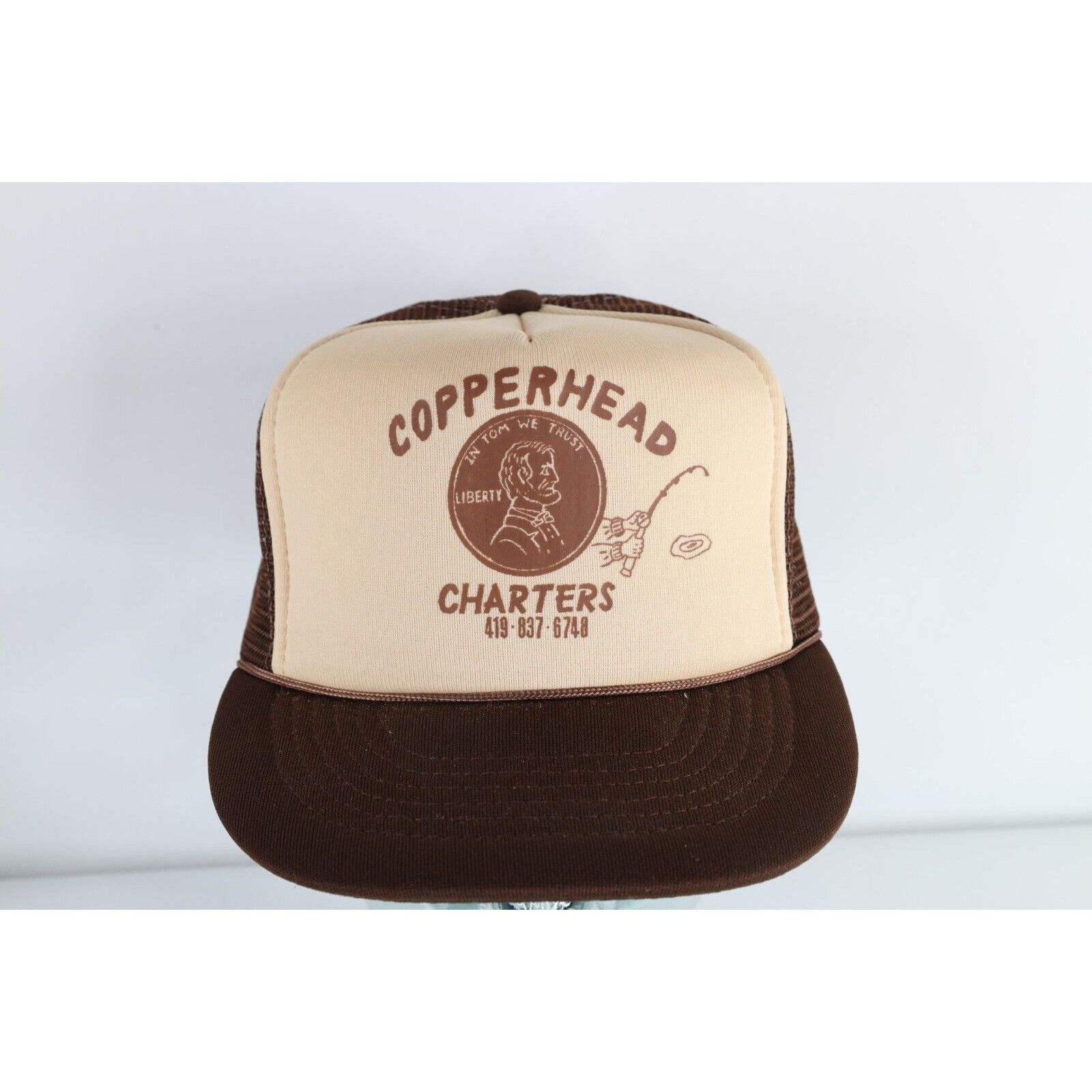 Vintage Deadstock Vintage 80s Copperhead Charters Fishing Tom Penny Size ONE SIZE - 1 Thumbnail