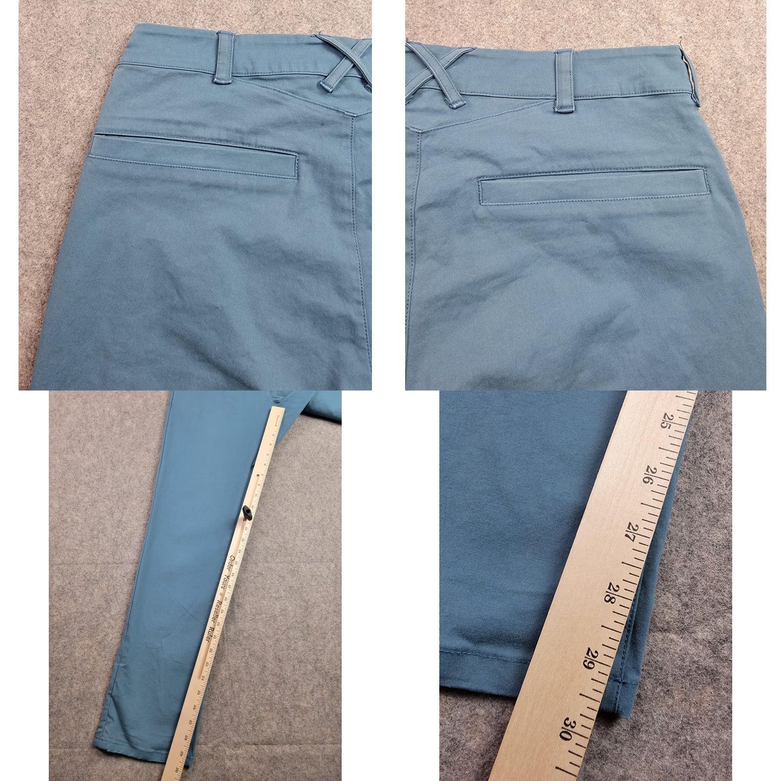 Vintage Mack Weldon Pants Mens 30x32 Blue Commuter Slim Fit Stretch Lyocell Performance Size US 30 / EU 46 - 9 Thumbnail