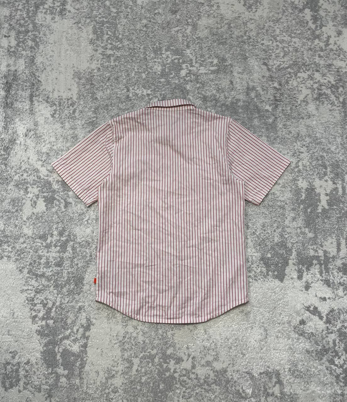 Nike SB Nike SB Dri-Fit Striped Short Sleeve Shirt Mens Skate Snap Size US S / EU 44-46 / 1 - 6 Thumbnail