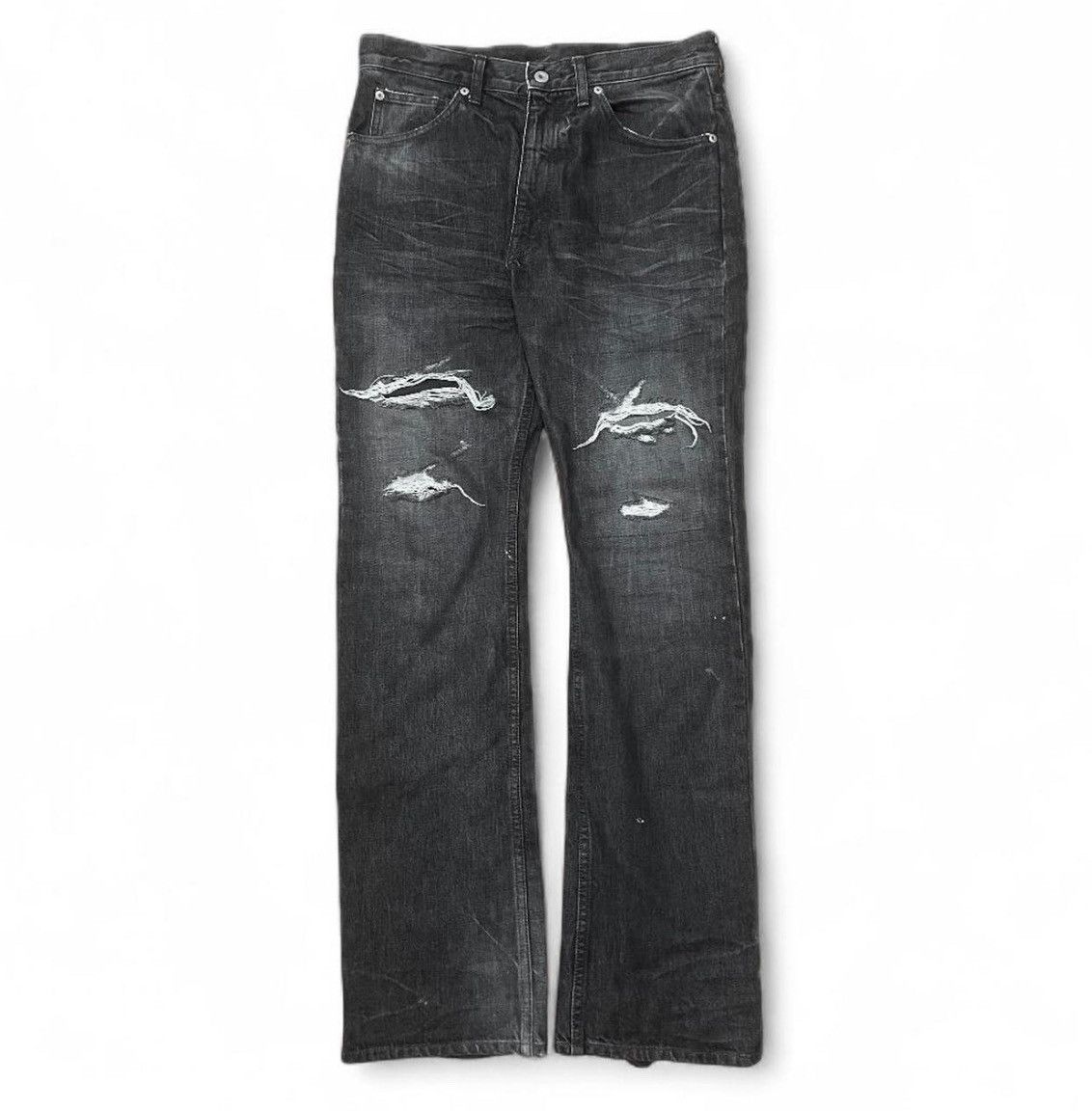 Isamu Katayama Backlash Backlash aw02 Gray Denim | Grailed