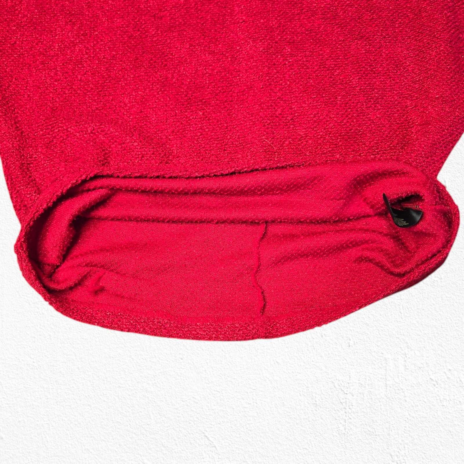 Worthington Worthington Red Textured Knit Tapered Sweater Size Medium Size M / US 6-8 / IT 42-44 - 7 Thumbnail