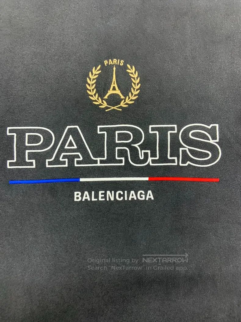 Balenciaga Balenciaga Letter pattern printed round neck casual short- Size US S / EU 44-46 / 1 - 3 Thumbnail