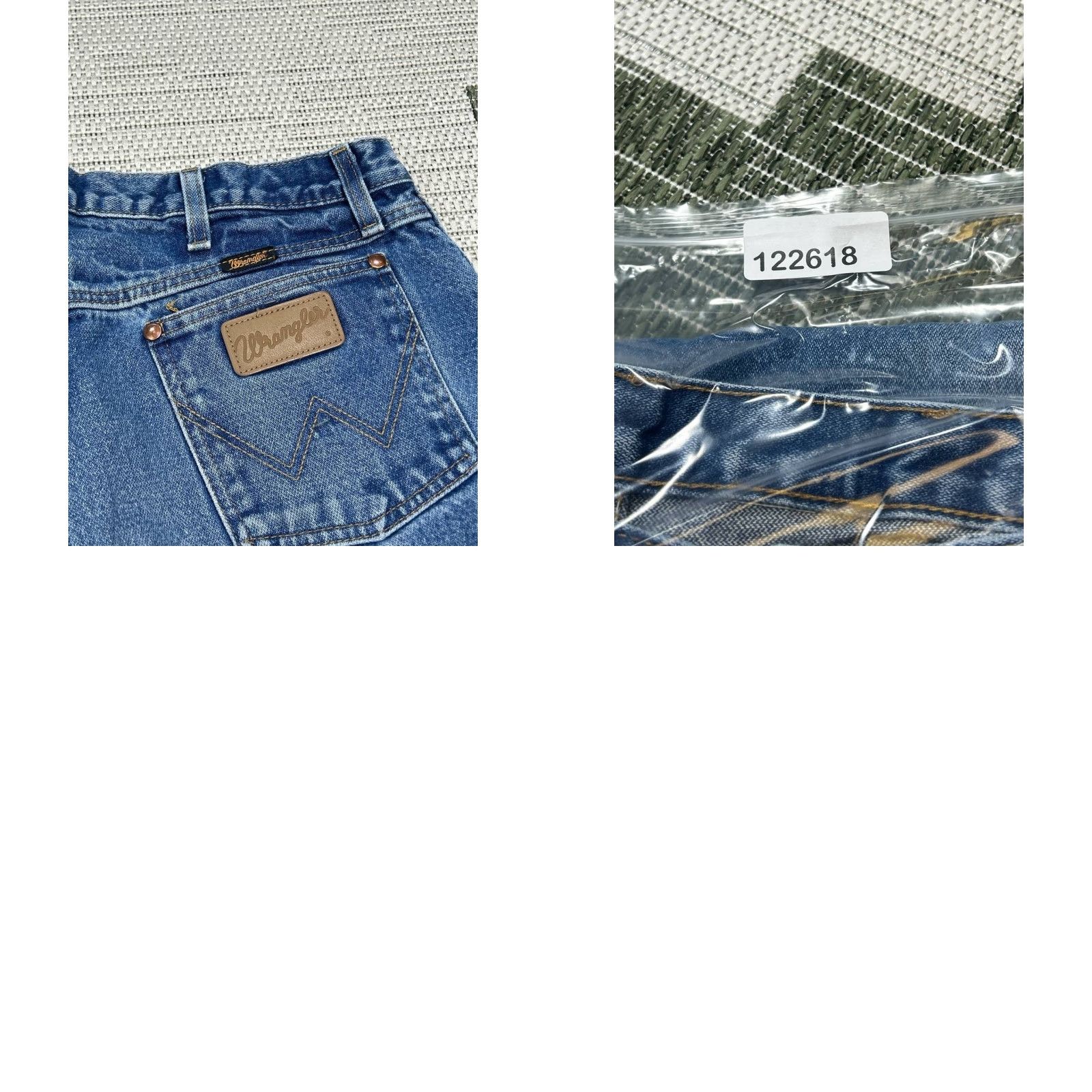 Wrangler Wrangler Jeans Mens 36 Blue Denim Logo Cotton High Rise Straight Leg 34x33 Jeans Size US 36 / EU 52 - 8 Thumbnail