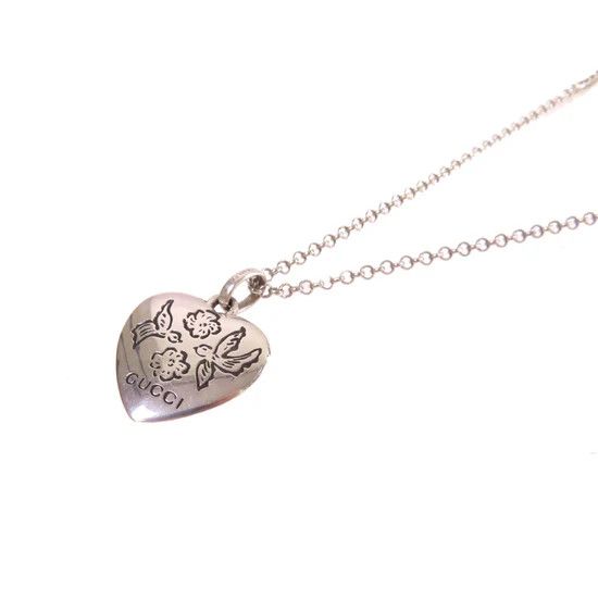 Gucci oc11z0126 Size: OS Blind For Love Necklace In Silver Size ONE SIZE - 3 Thumbnail