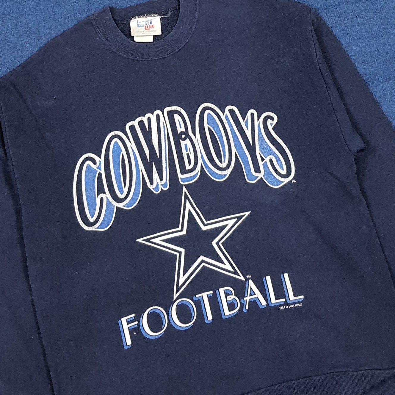 NFL Vintage 90s Dallas Cowboys Sweatshirt NFL Football C290N9 Size US M / EU 48-50 / 2 - 2 Thumbnail
