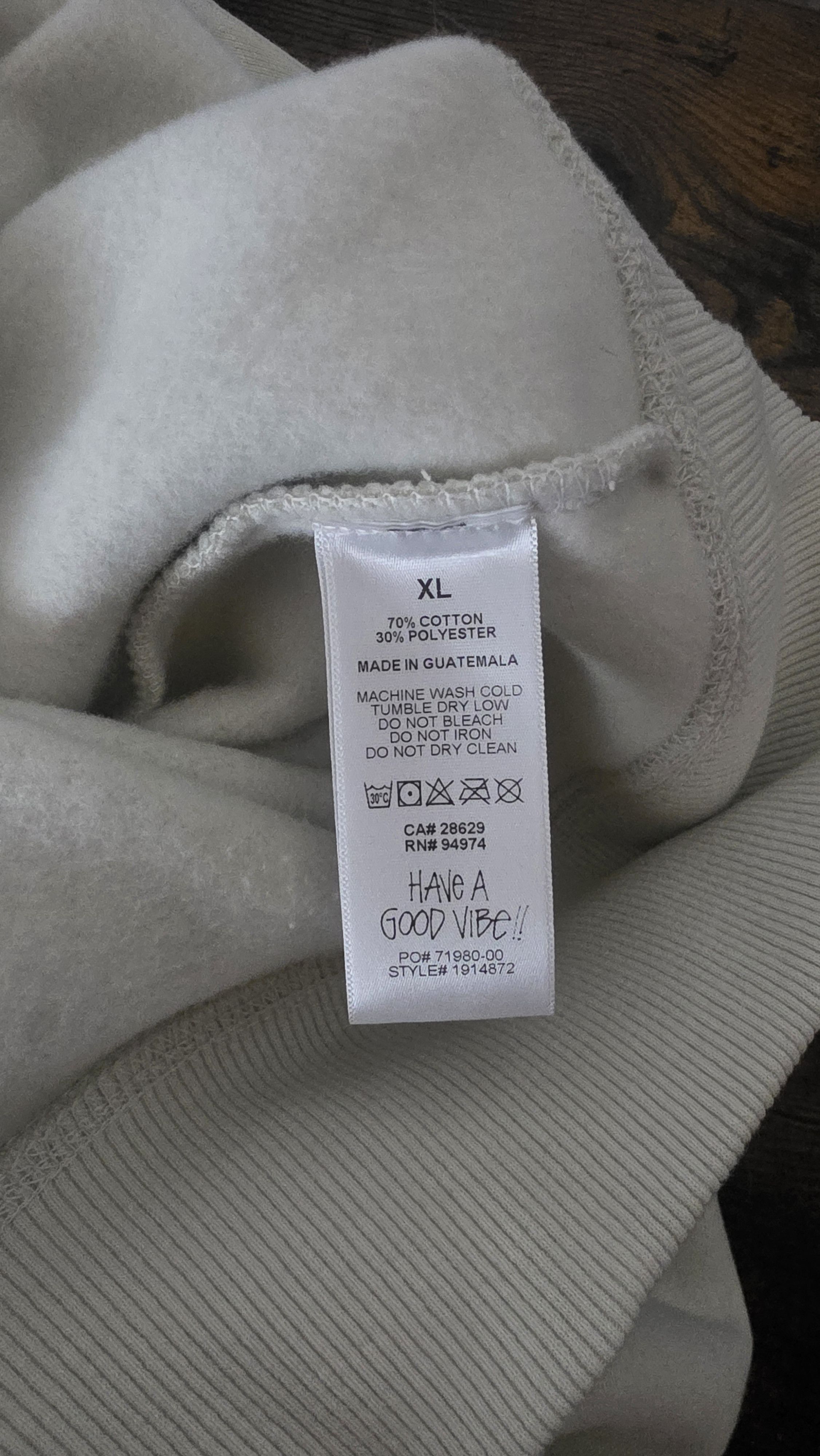 Stussy Stussy Property Of Crew 'Stone' Size US XL / EU 56 / 4 - 4 Thumbnail